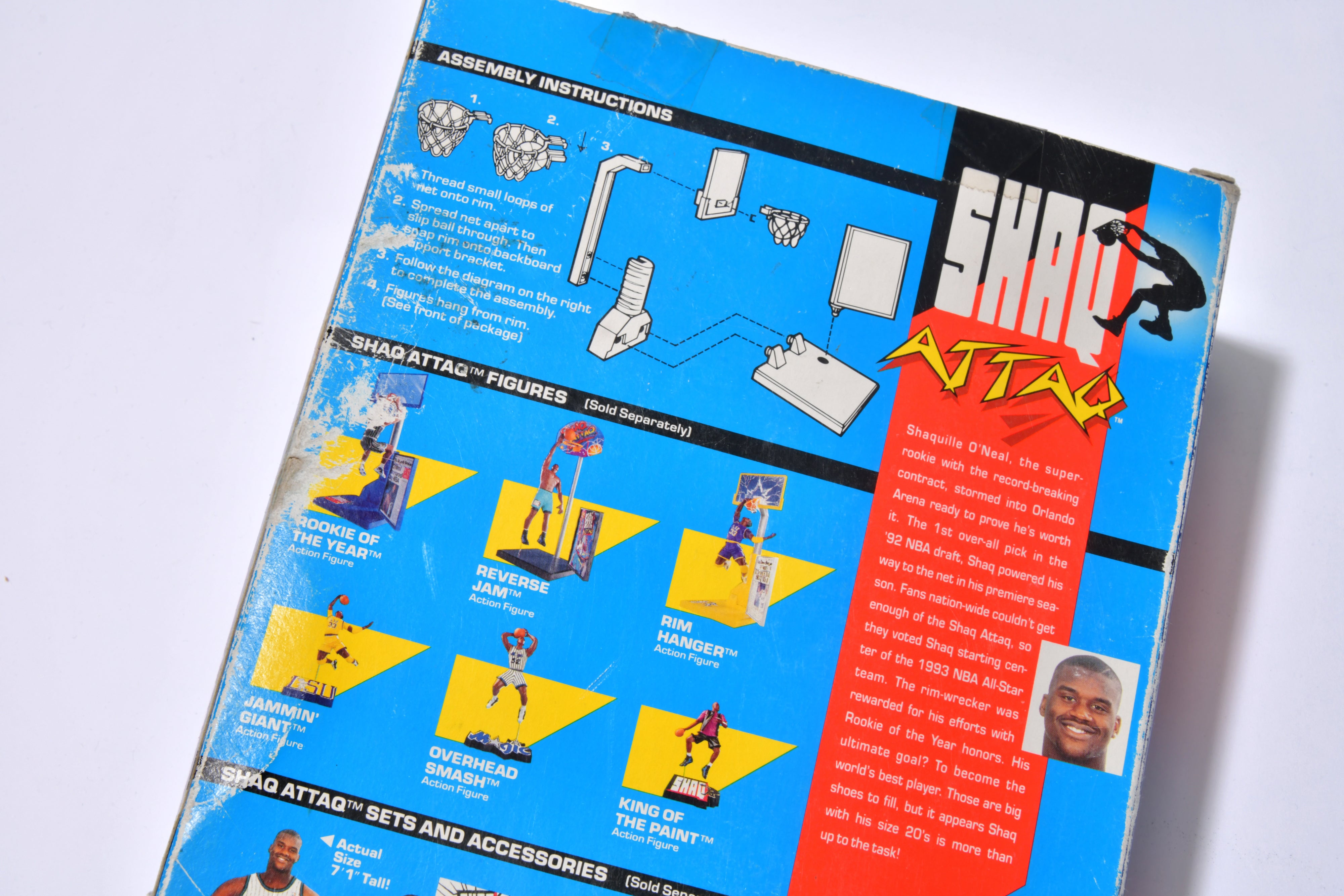 1993 Kenner SHAQ ATTAQ ROOKIE OF THE YEAR TOY