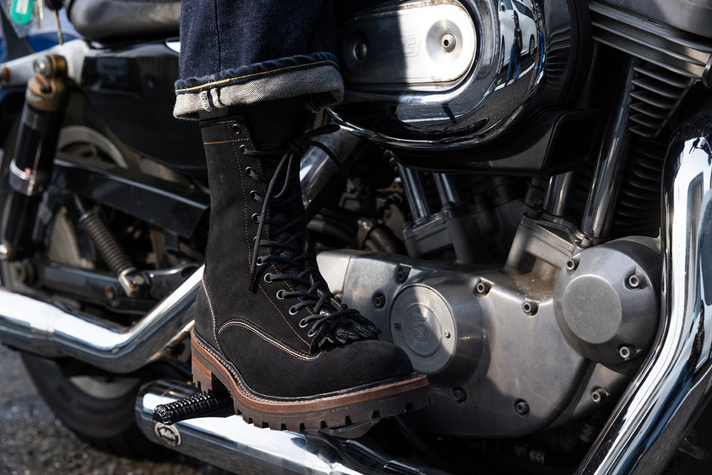 SPPN×CLUB HARLEY 8-inch lace boots【2027年2月15日頃出荷】