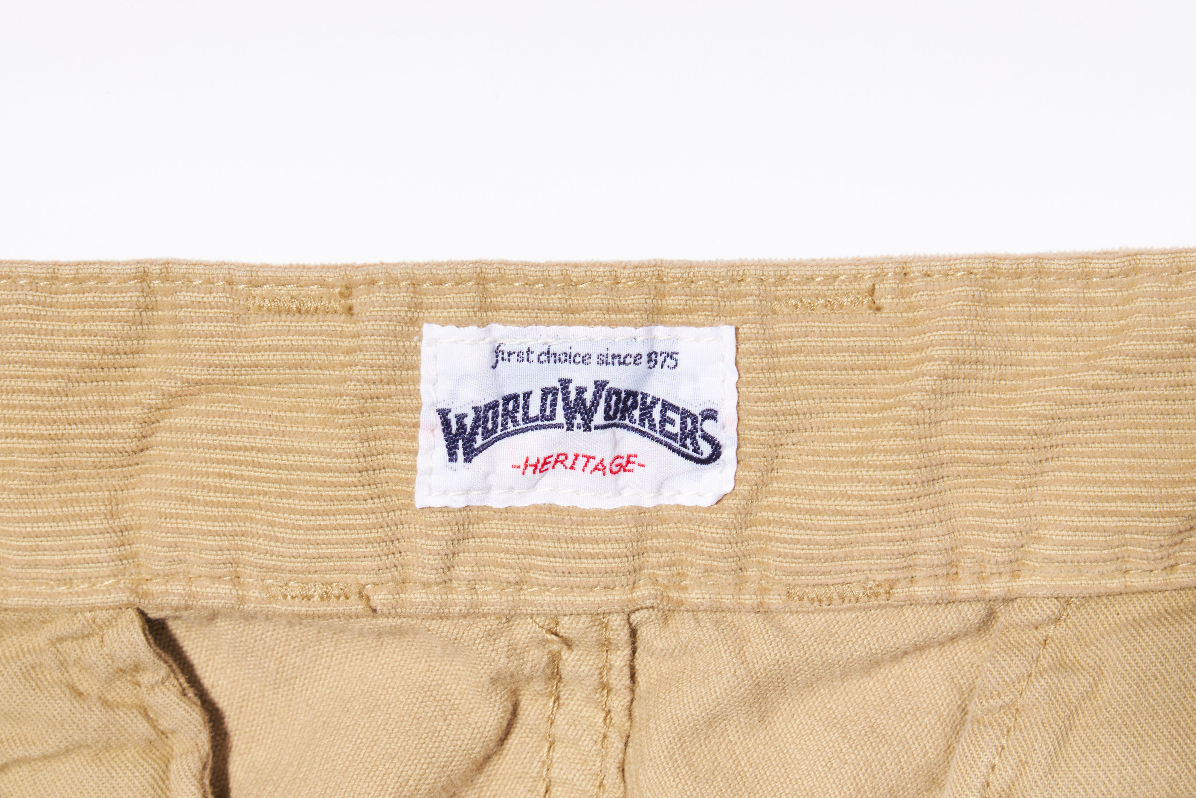 World Workers×2nd ビーチコーデュロイ M-52ショーツ