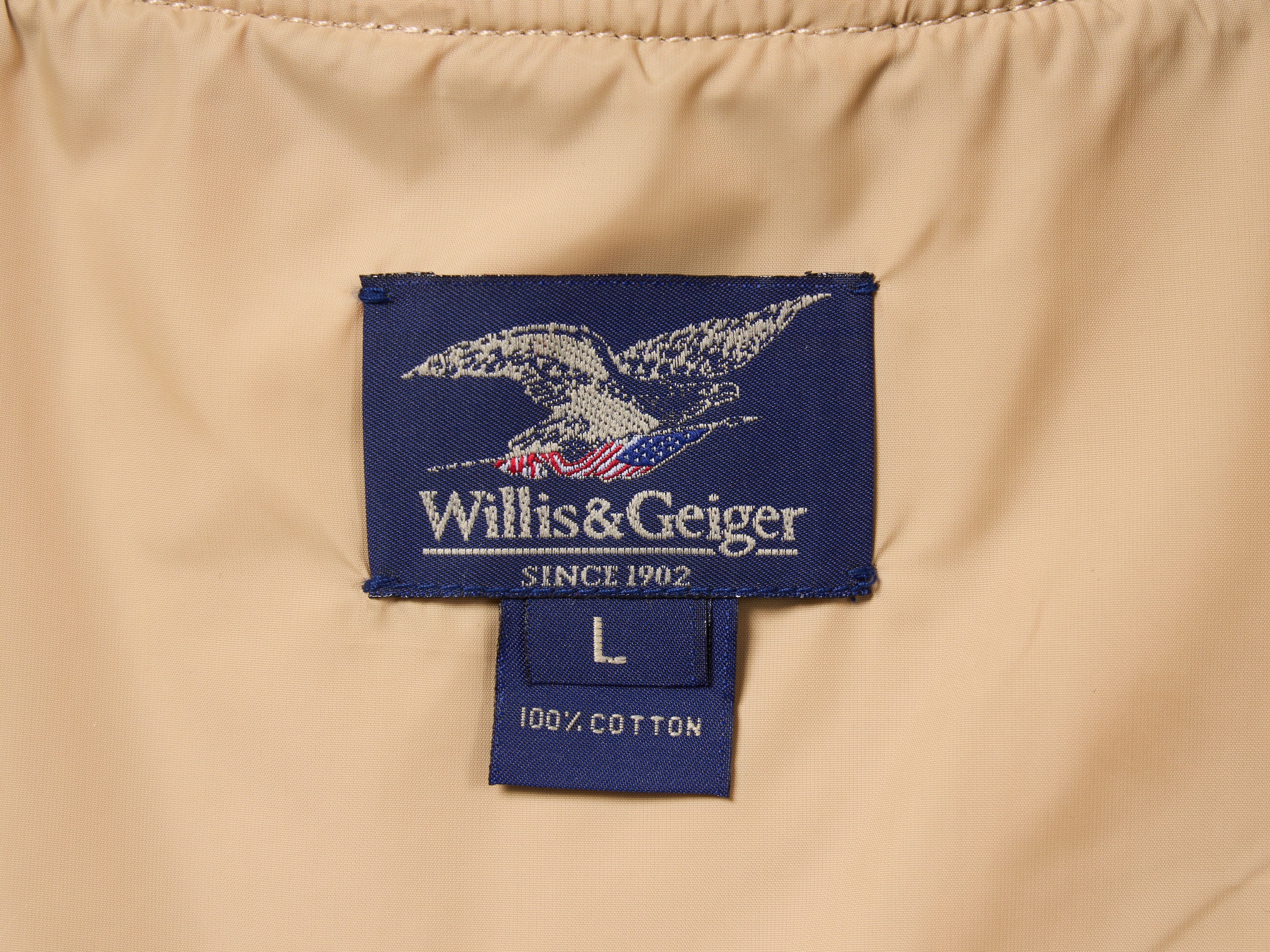 Willis & Geiger×2nd ブッシュポプリン TYPE A-1ジャケット