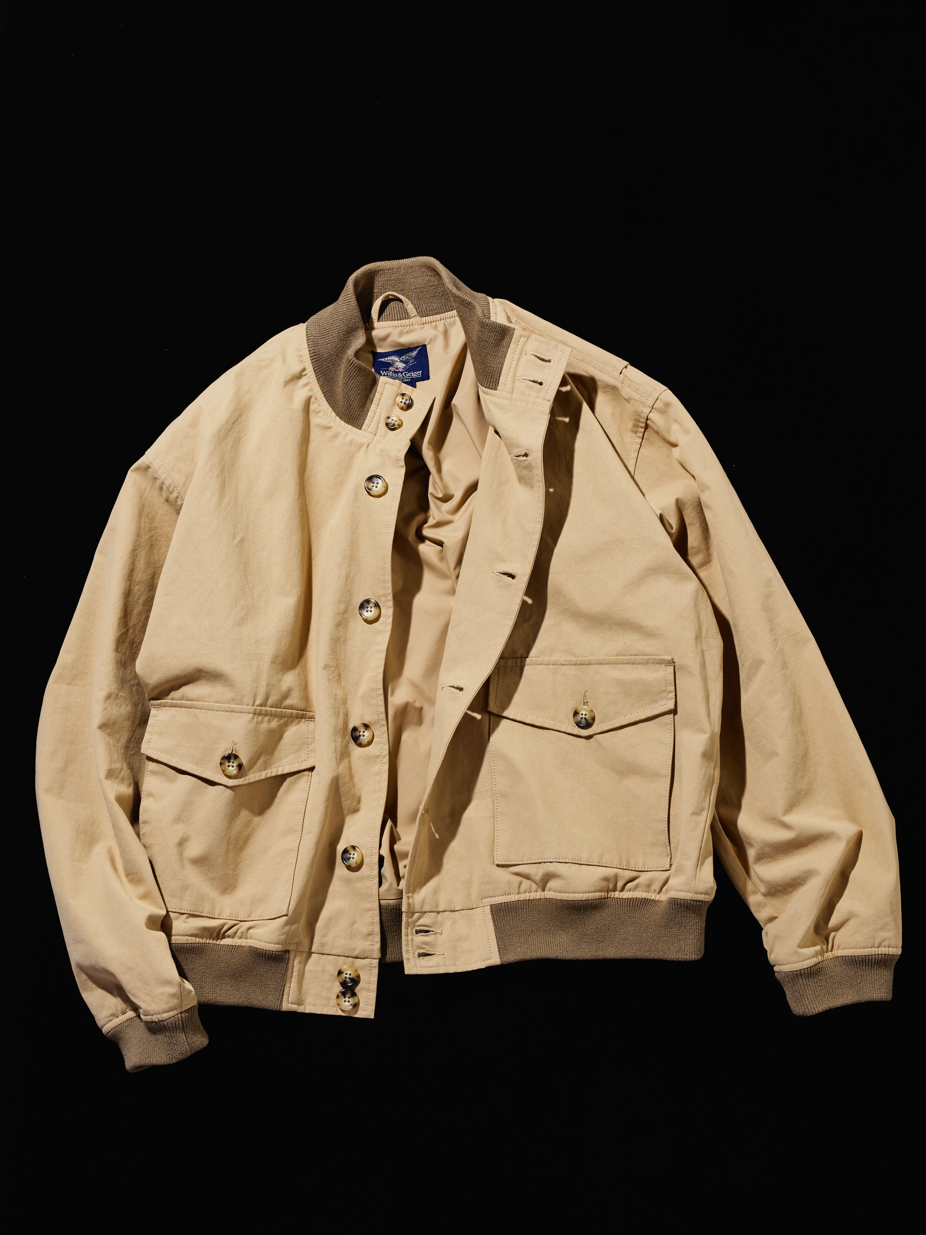 Willis & Geiger×2nd ブッシュポプリン TYPE A-1ジャケット