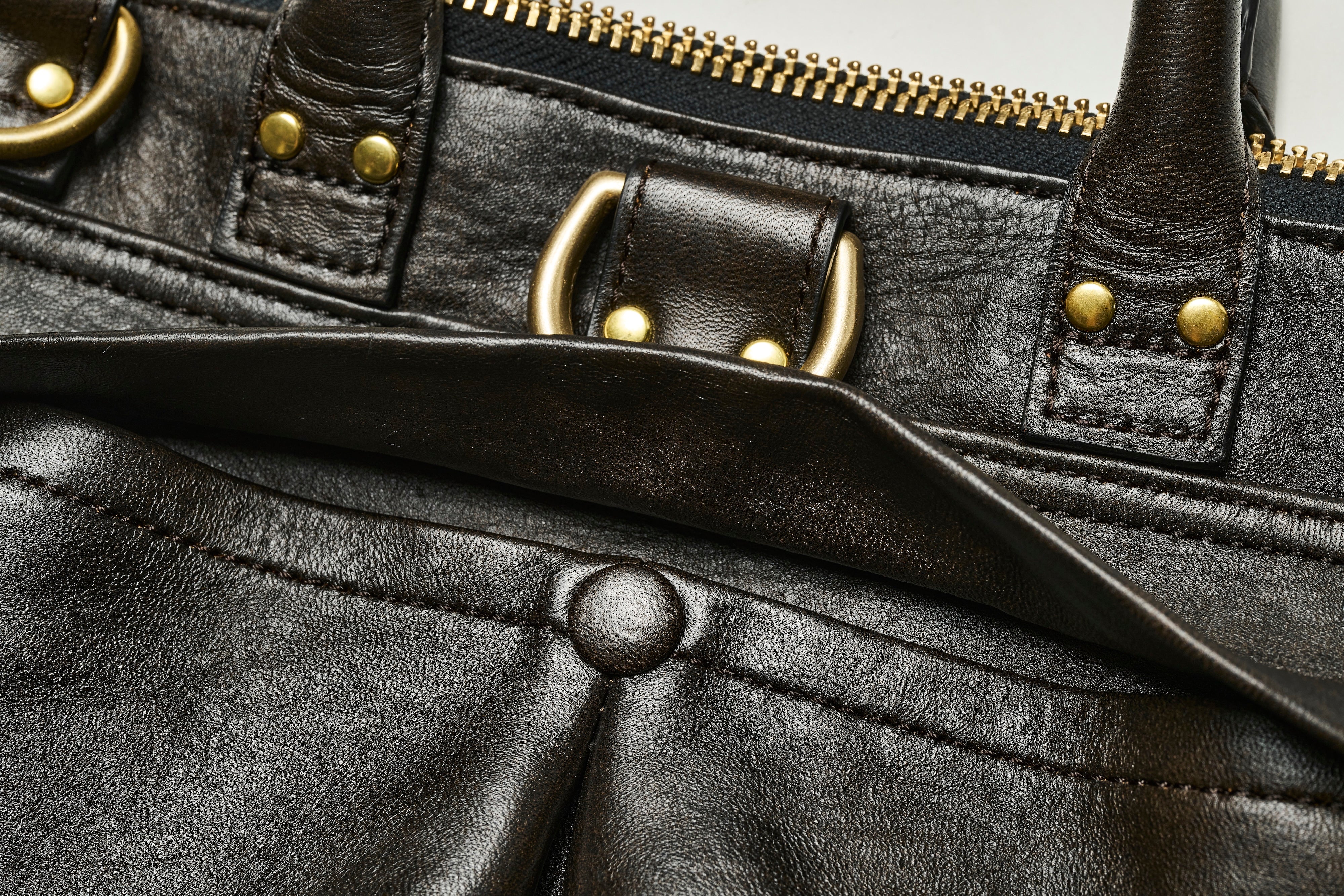 池田工芸 × Lightning 純国産「茶芯」ホースハイド T-Core Leather Lover Minimet Bag