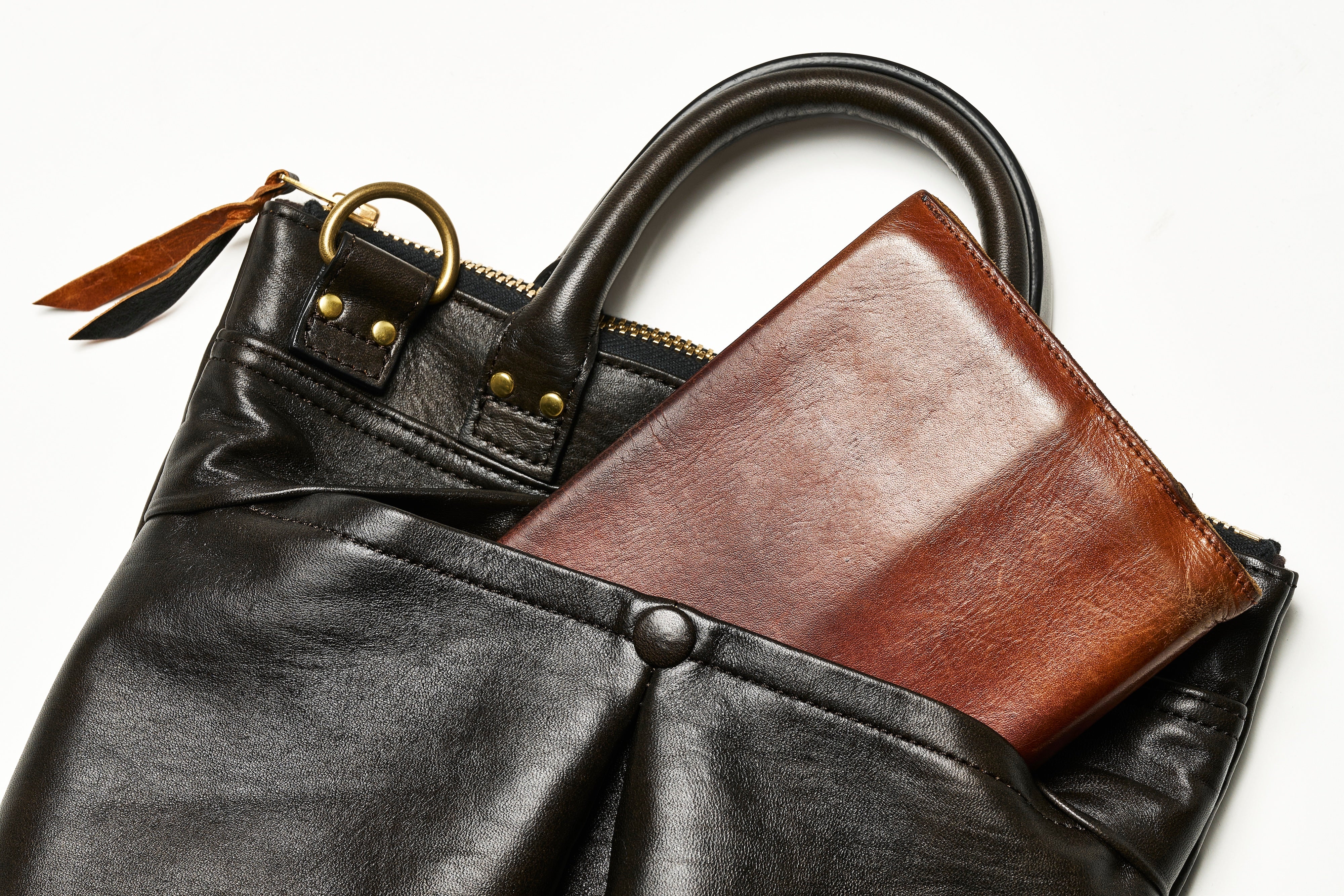 池田工芸 × Lightning 純国産「茶芯」ホースハイド T-Core Leather Lover Minimet Bag