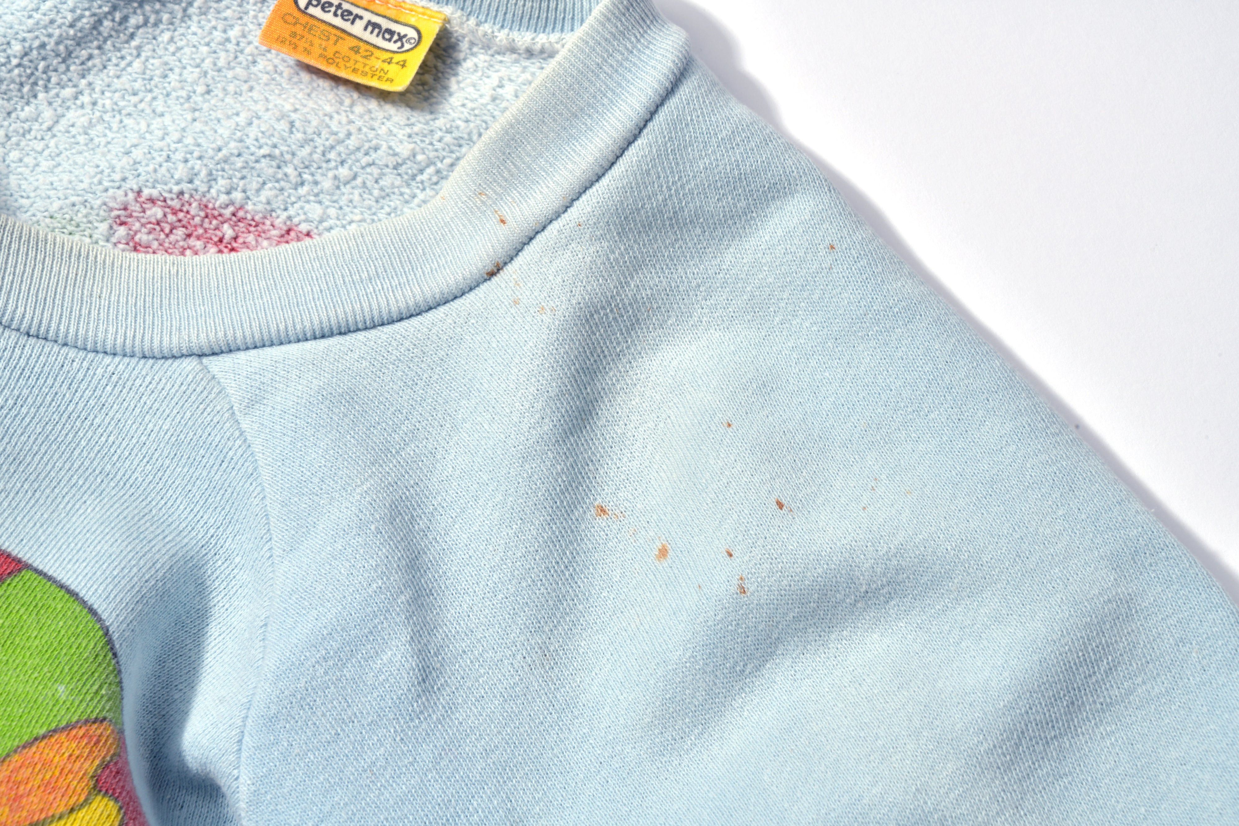 1970s Peter Max Print Sweat Shirt