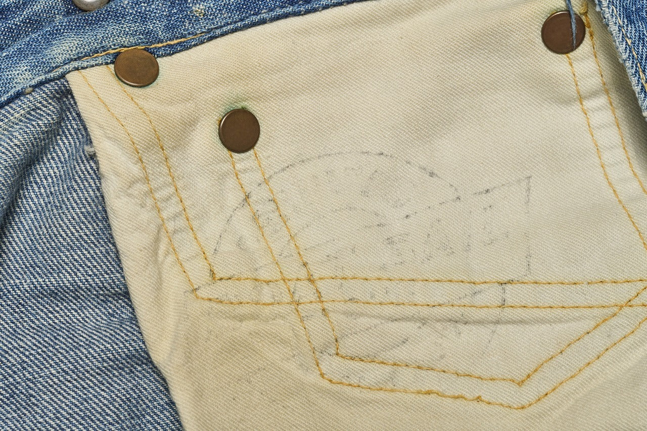 1930年代 J.C.PENNEY FOREMOST アーキュエイトステッチ バックシンチ付きジーンズ