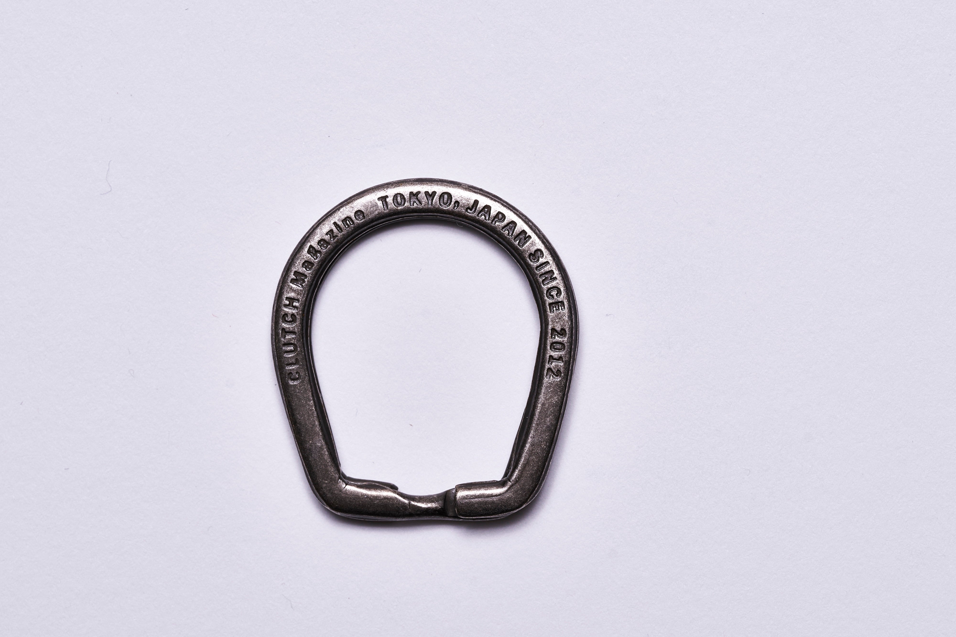 Clutch Cafe LONDON×CLUTCH Magazine ホースシューキーリング&フック(アンティークニッケルメッキ)