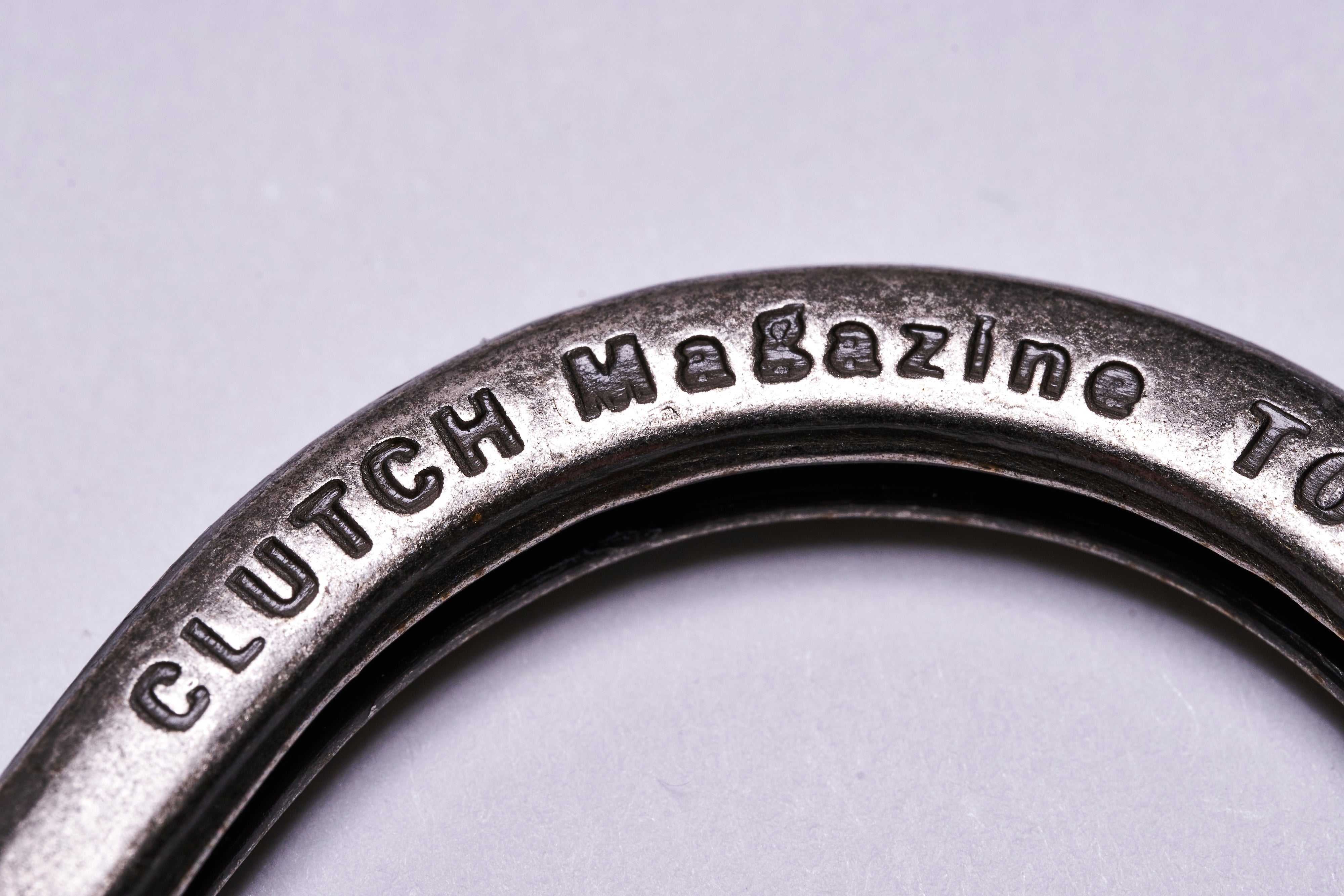 Clutch Cafe LONDON×CLUTCH Magazine ホースシューキーリング&フック(アンティークニッケルメッキ)