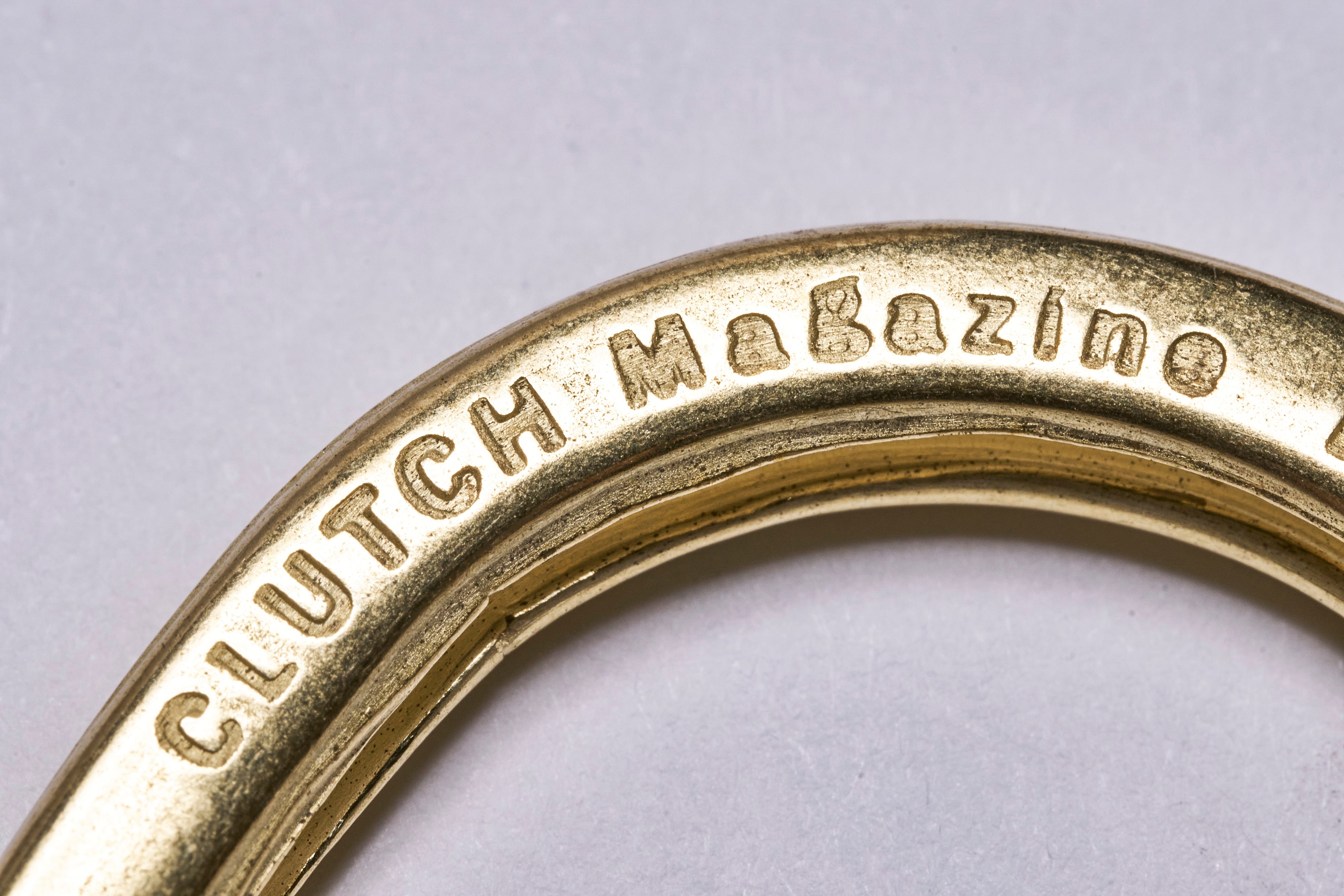 Clutch Cafe LONDON×CLUTCH Magazine ホースシューキーリング&フック(ブラスメッキ)