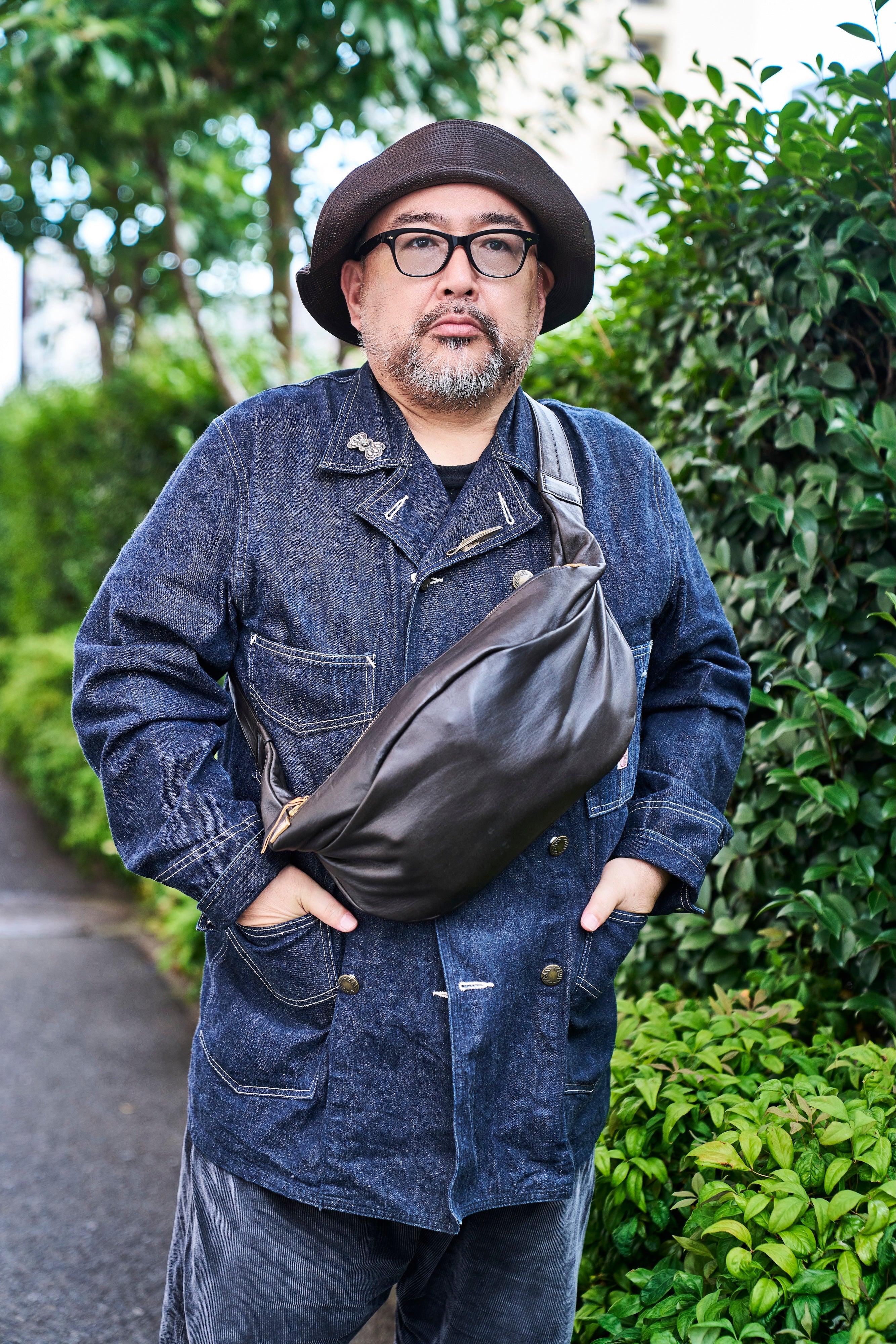 池田工芸 × Lightning 純国産「茶芯」ホースハイド バディバッグ【公式オンライン限定】【8月24日頃出荷】