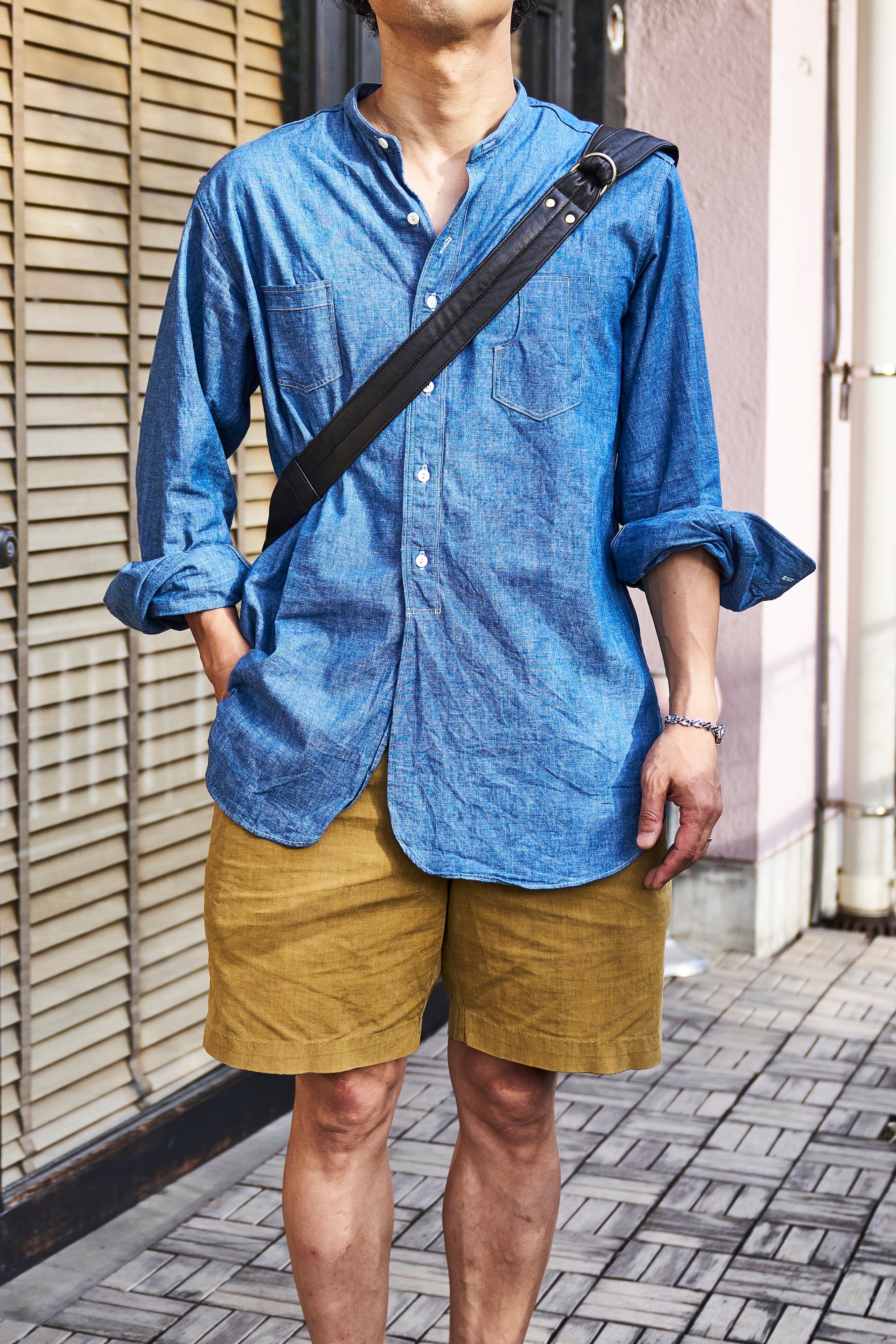 池田工芸 × Lightning 「赤茶芯」ホースハイド バディバッグ