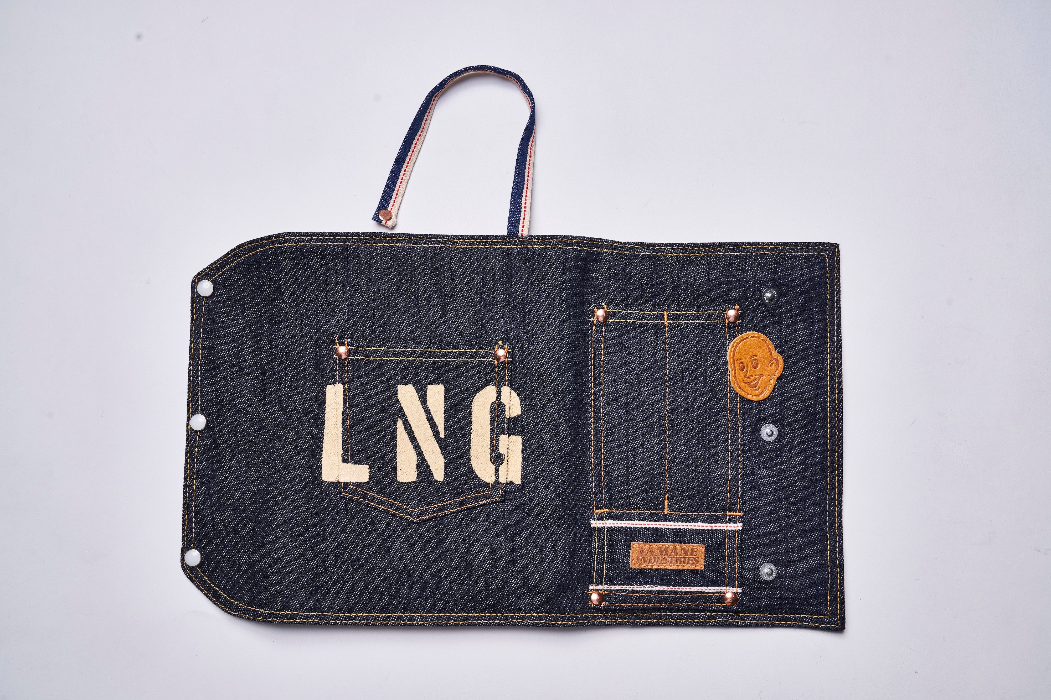 YAMANE INDUSTRIES × LightningセルビッジデニムノートカバーA5(ノート付き)