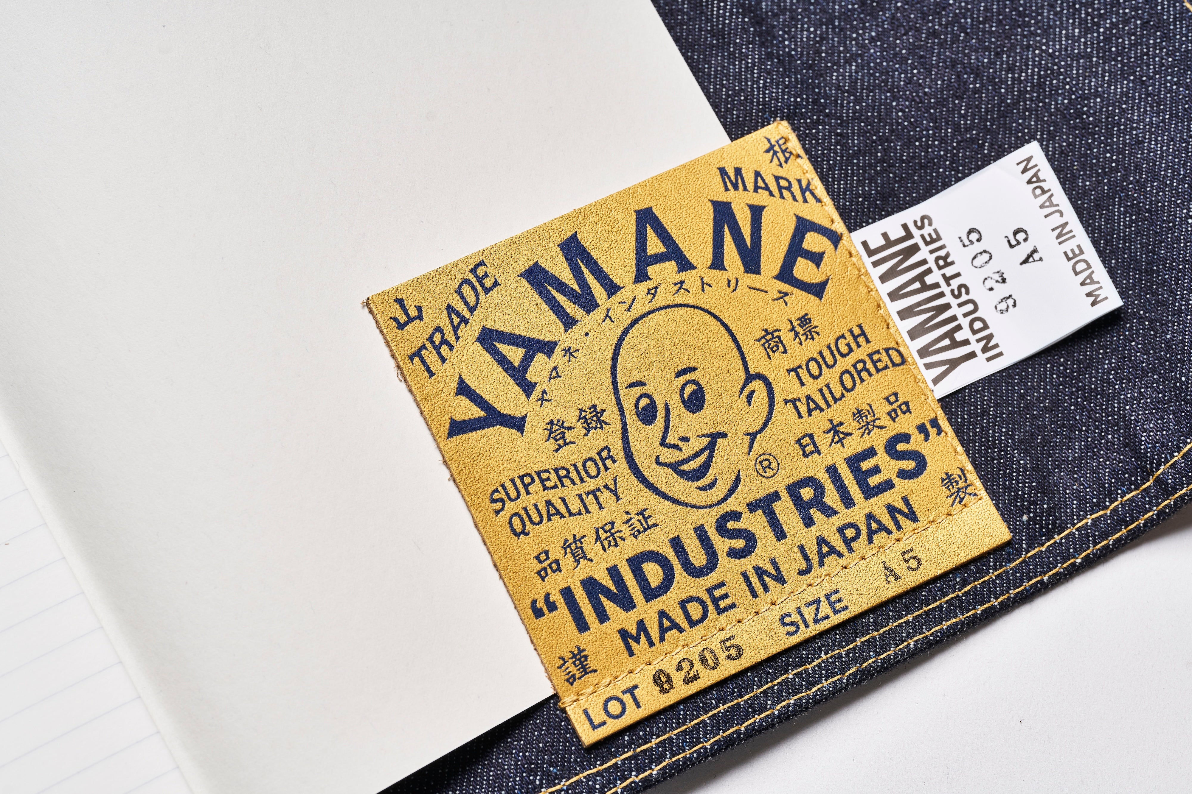 YAMANE INDUSTRIES × LightningセルビッジデニムノートカバーA5(ノート付き)