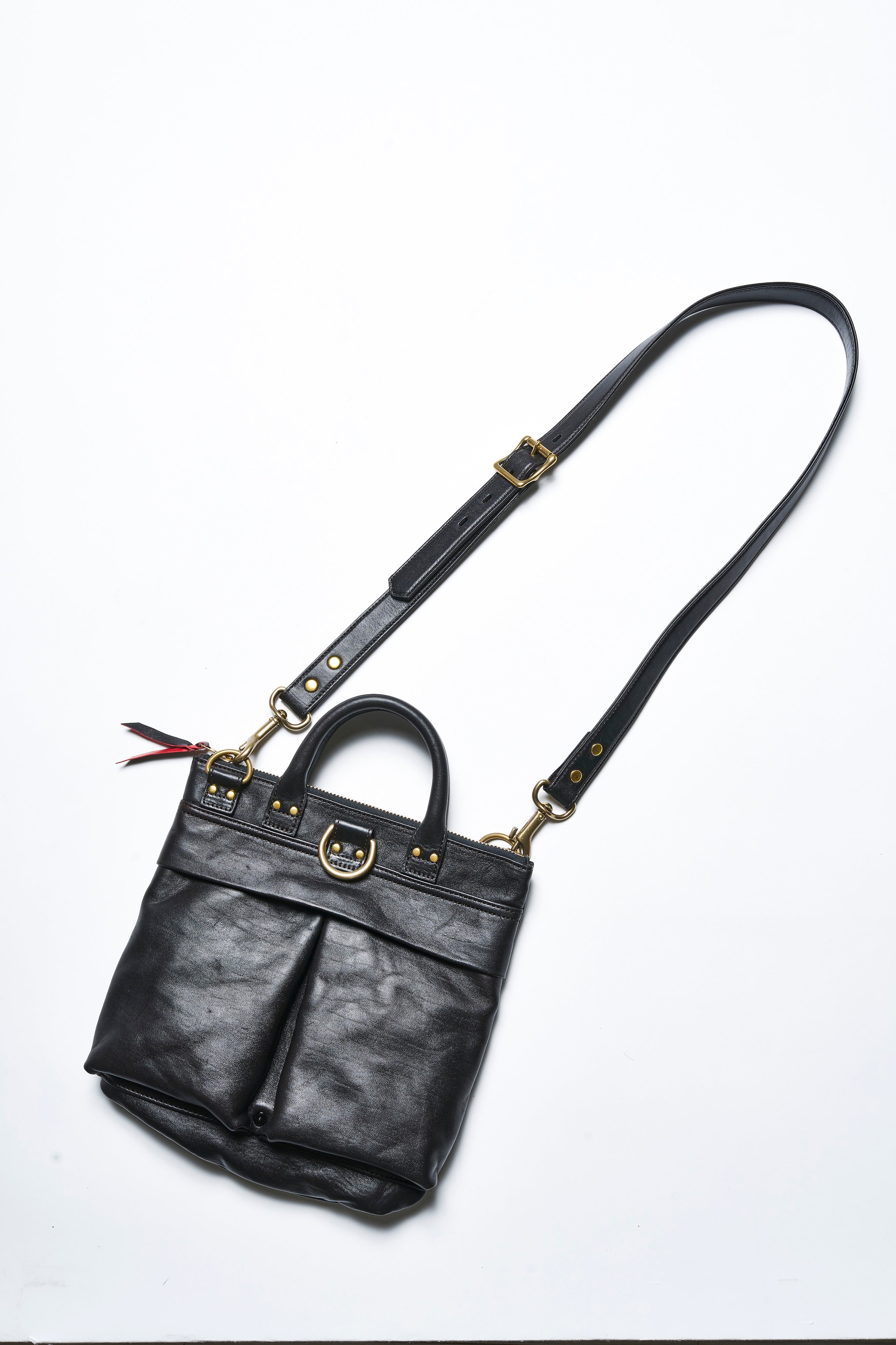 池田工芸×Lightning 純国産「赤茶芯」ホースハイド RED T-Core Leather Lover Minimet Bag【公式オンライン限定】【8月10日頃出荷】