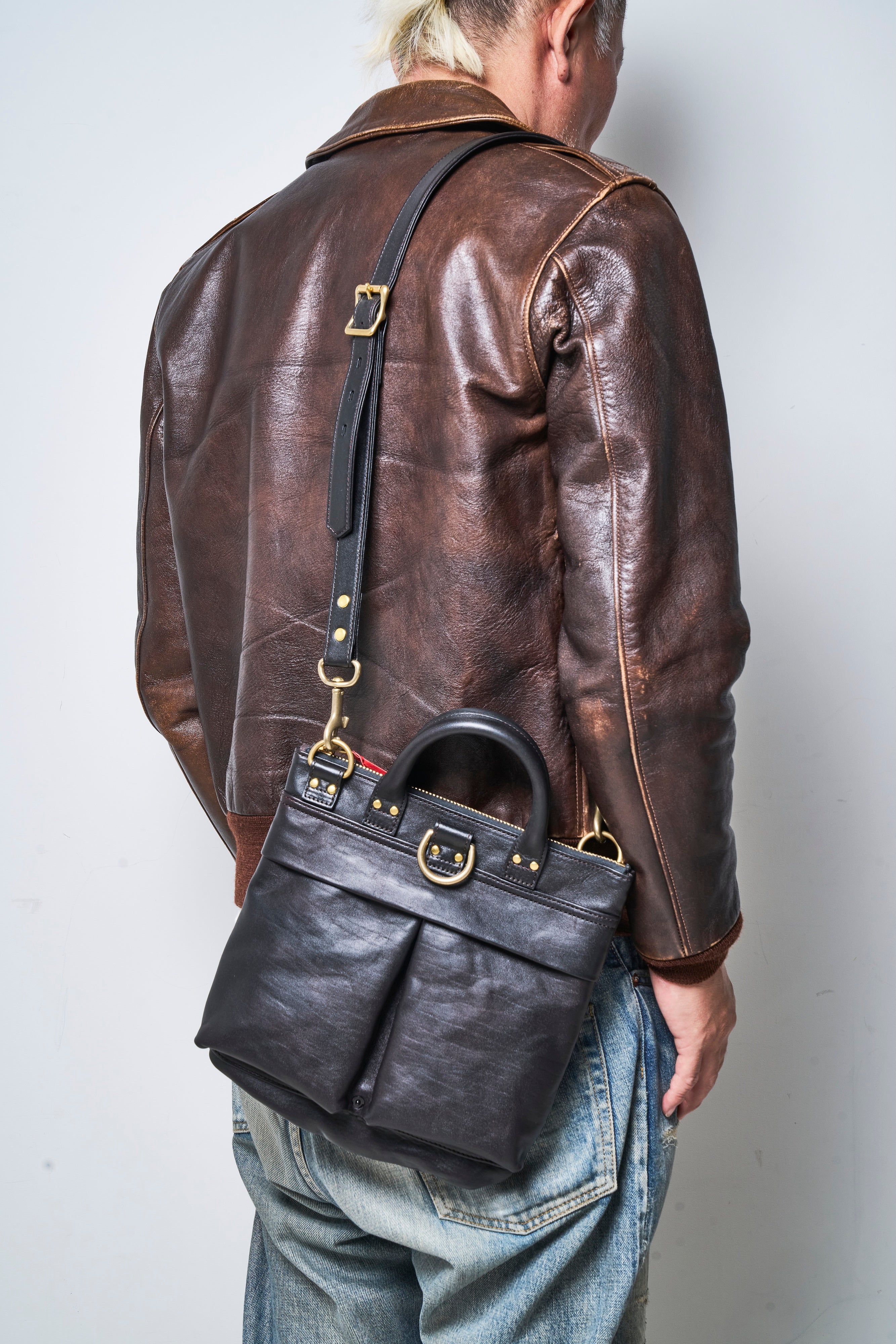 池田工芸×Lightning 純国産「赤茶芯」ホースハイド RED T-Core Leather Lover Minimet Bag【公式オンライン限定】