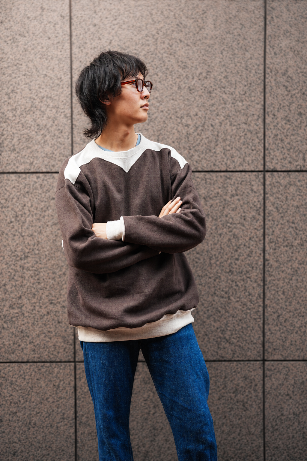 A.G.SPALDING & BROS × 2nd 別注2トーン フットボールスウェットシャツ【12月23日頃出荷】
