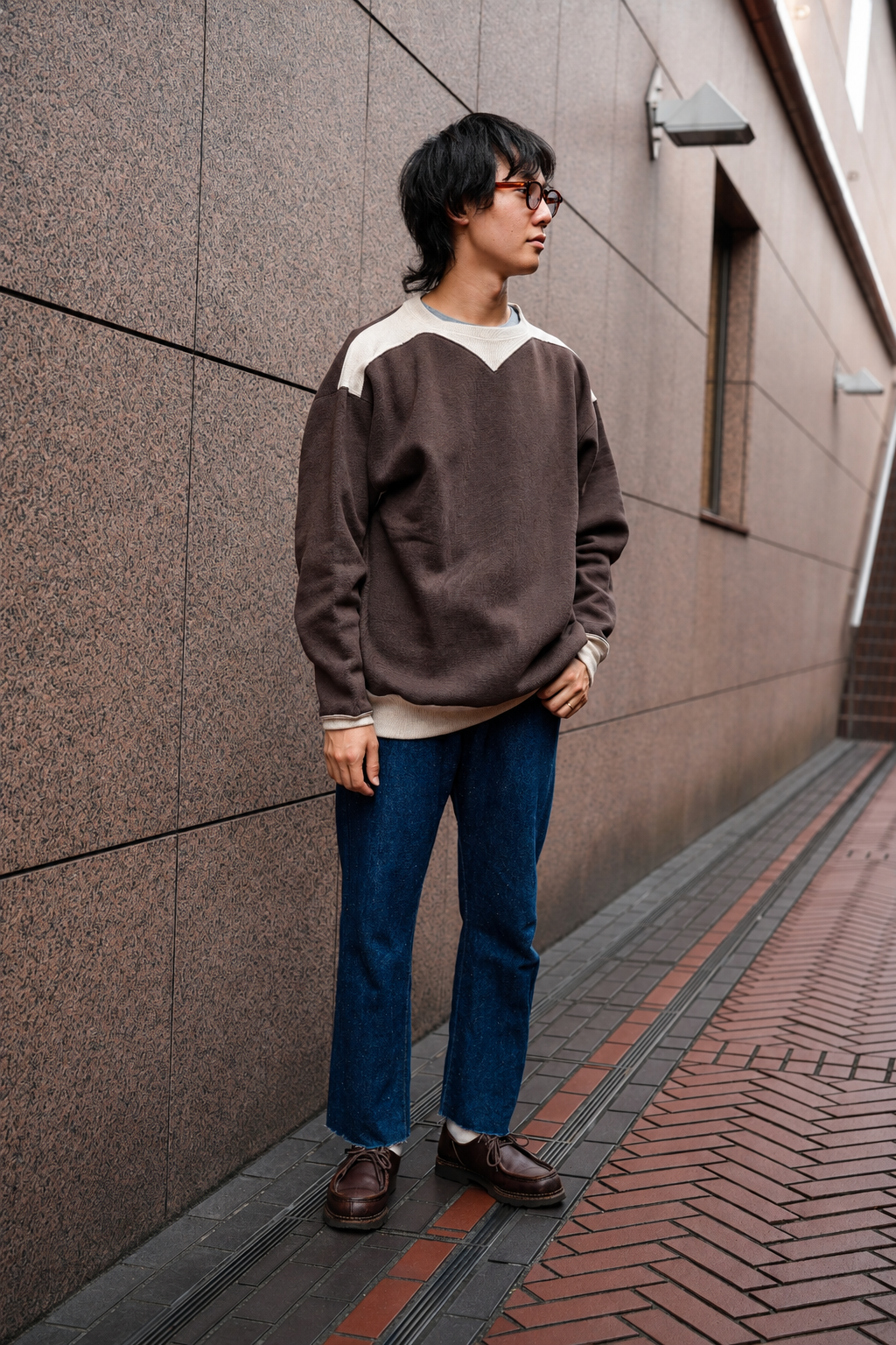 A.G.SPALDING & BROS × 2nd 別注2トーン フットボールスウェットシャツ【12月23日頃出荷】