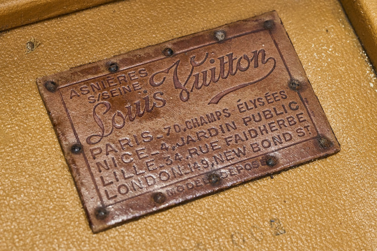1920s Louis Vuitton(ルイ・ヴィトン)ヴィトニット・キャンバス 自動車用トランク