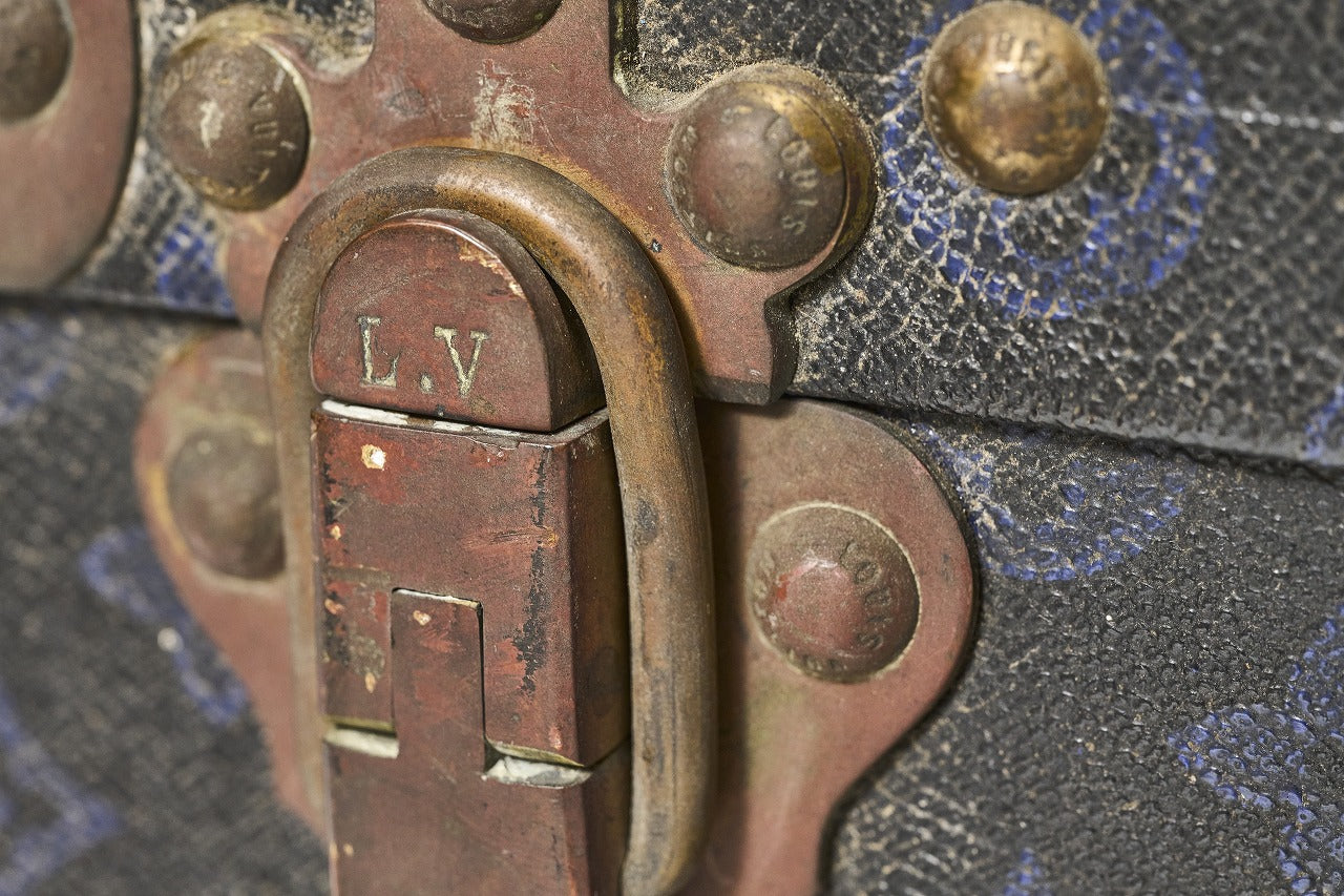1910s Louis Vuitton(ルイ・ヴィトン)ブルー・モノグラム トランク
