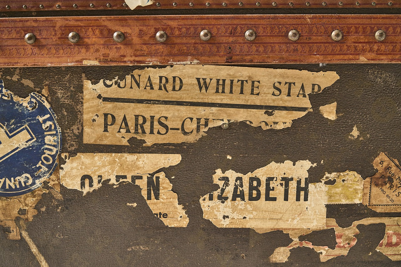 1920~1930s Louis Vuitton(ルイ・ヴィトン)モノグラム・キャンバス トランク