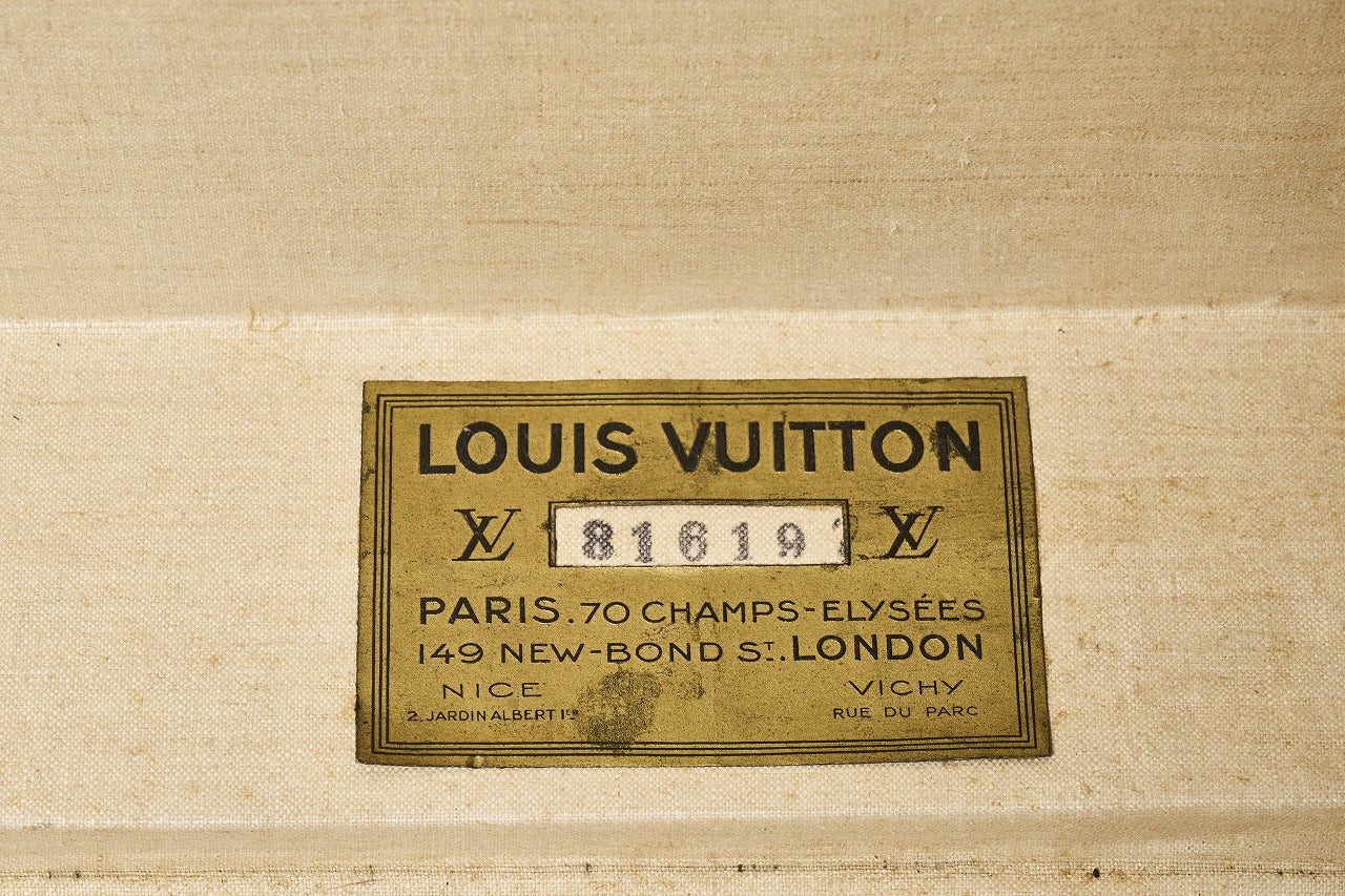 1920~1930s Louis Vuitton(ルイ・ヴィトン)モノグラム・キャンバス トランク