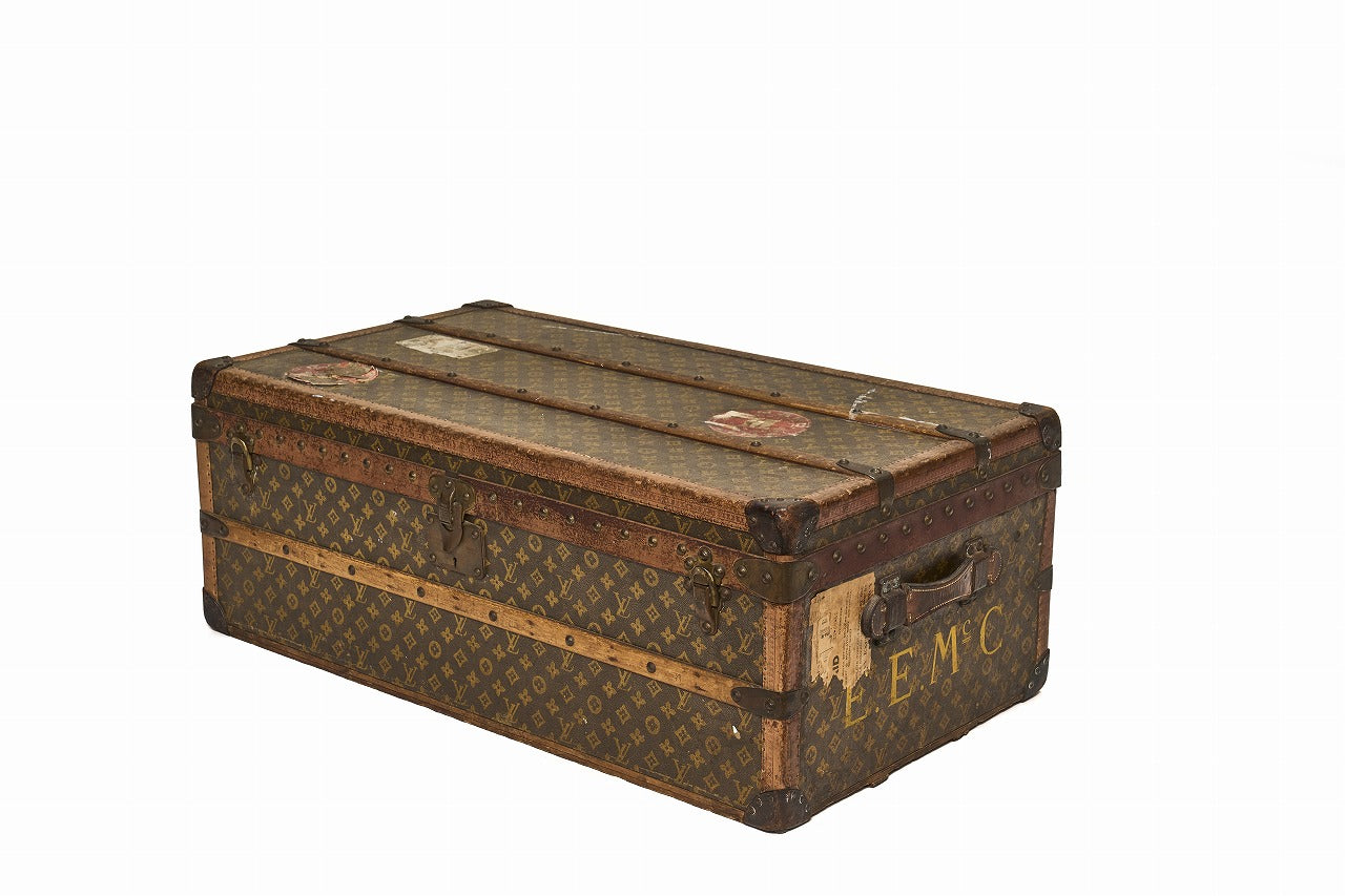 1910~1920s Louis Vuitton(ルイ・ヴィトン)モノグラム・キャンバス トランク