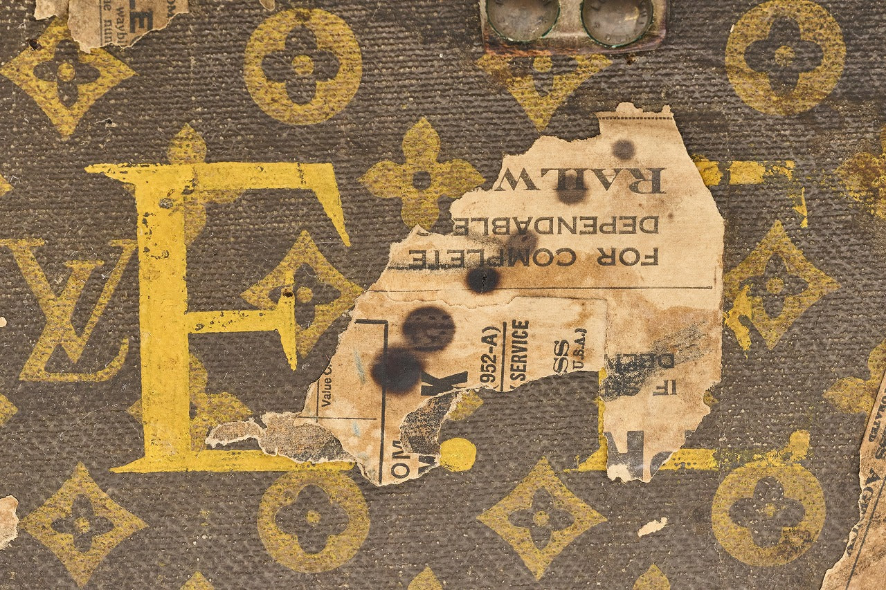 1910~1920s Louis Vuitton(ルイ・ヴィトン)モノグラム・キャンバス トランク