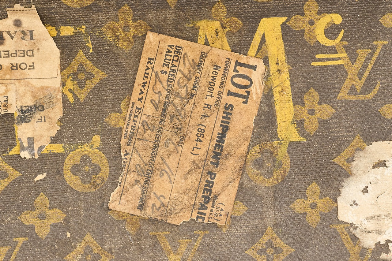 1910~1920s Louis Vuitton(ルイ・ヴィトン)モノグラム・キャンバス トランク