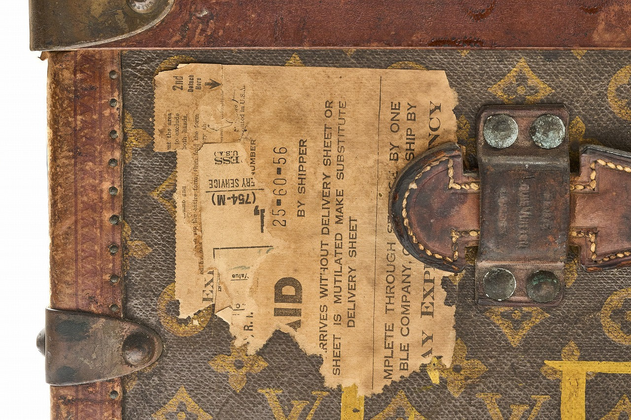 1910~1920s Louis Vuitton(ルイ・ヴィトン)モノグラム・キャンバス トランク