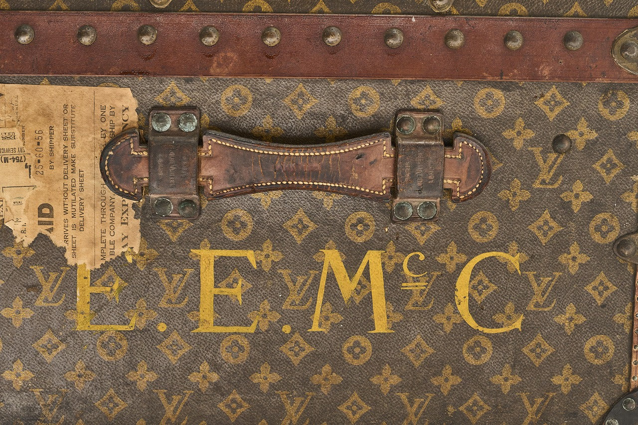 1910~1920s Louis Vuitton(ルイ・ヴィトン)モノグラム・キャンバス トランク