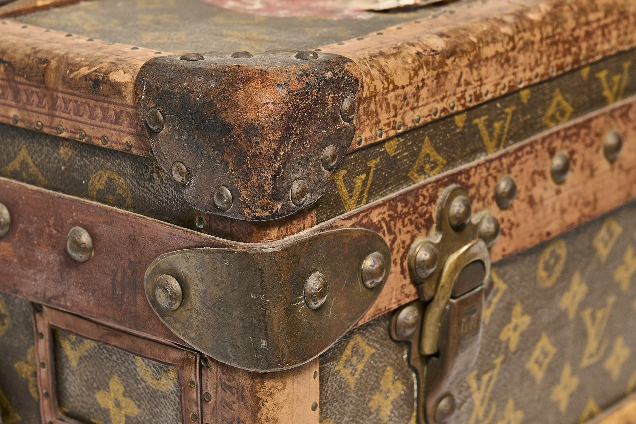 1910~1920s Louis Vuitton(ルイ・ヴィトン)モノグラム・キャンバス トランク