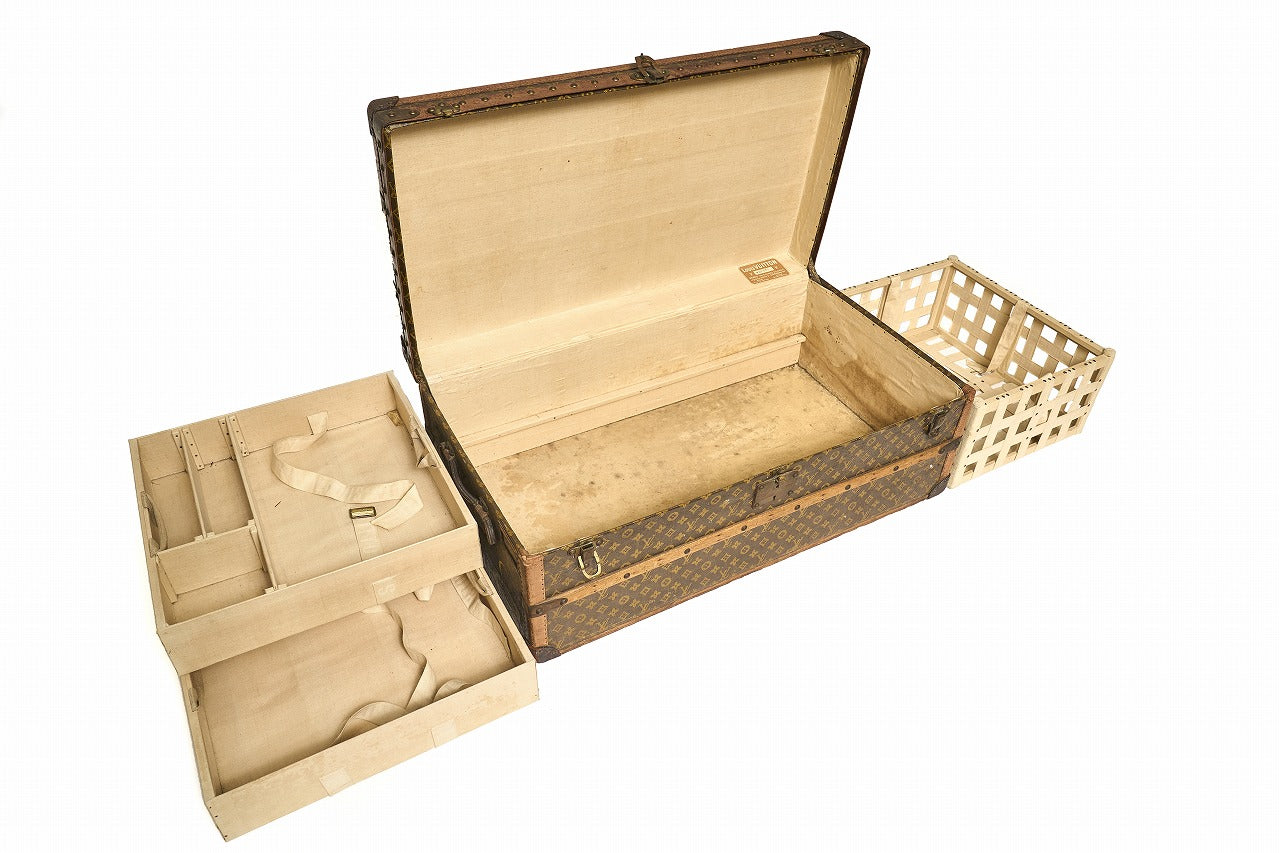 1910~1920s Louis Vuitton(ルイ・ヴィトン)モノグラム・キャンバス トランク