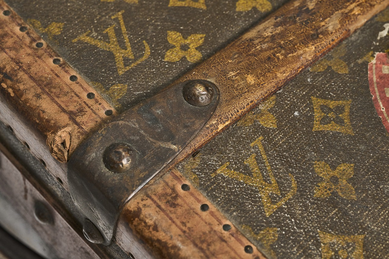 1910~1920s Louis Vuitton(ルイ・ヴィトン)モノグラム・キャンバス トランク