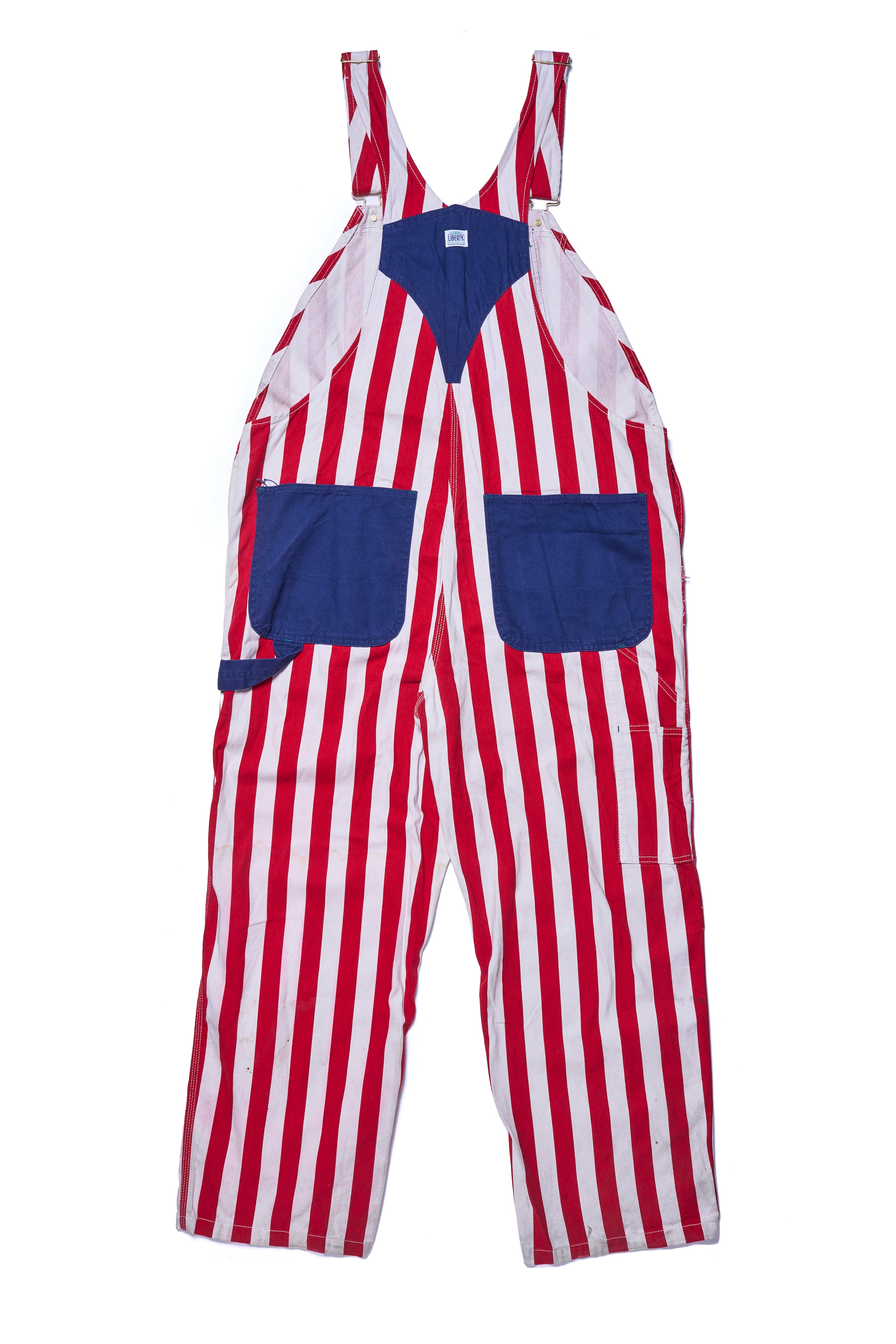 LIBERTY OVERALLS ストライプ・ビブオーバーオール