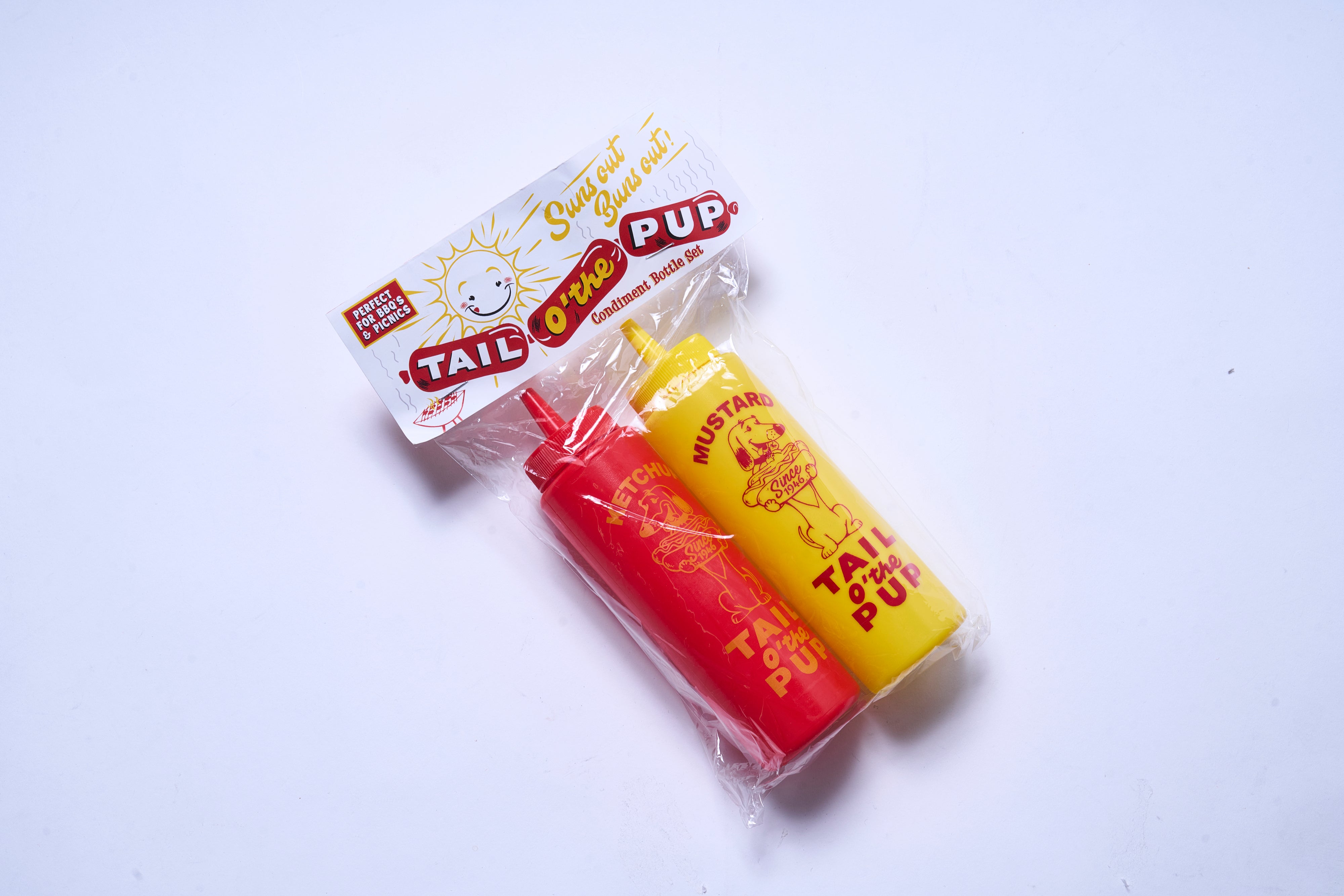 ケチャップとマスタード ソースボトル