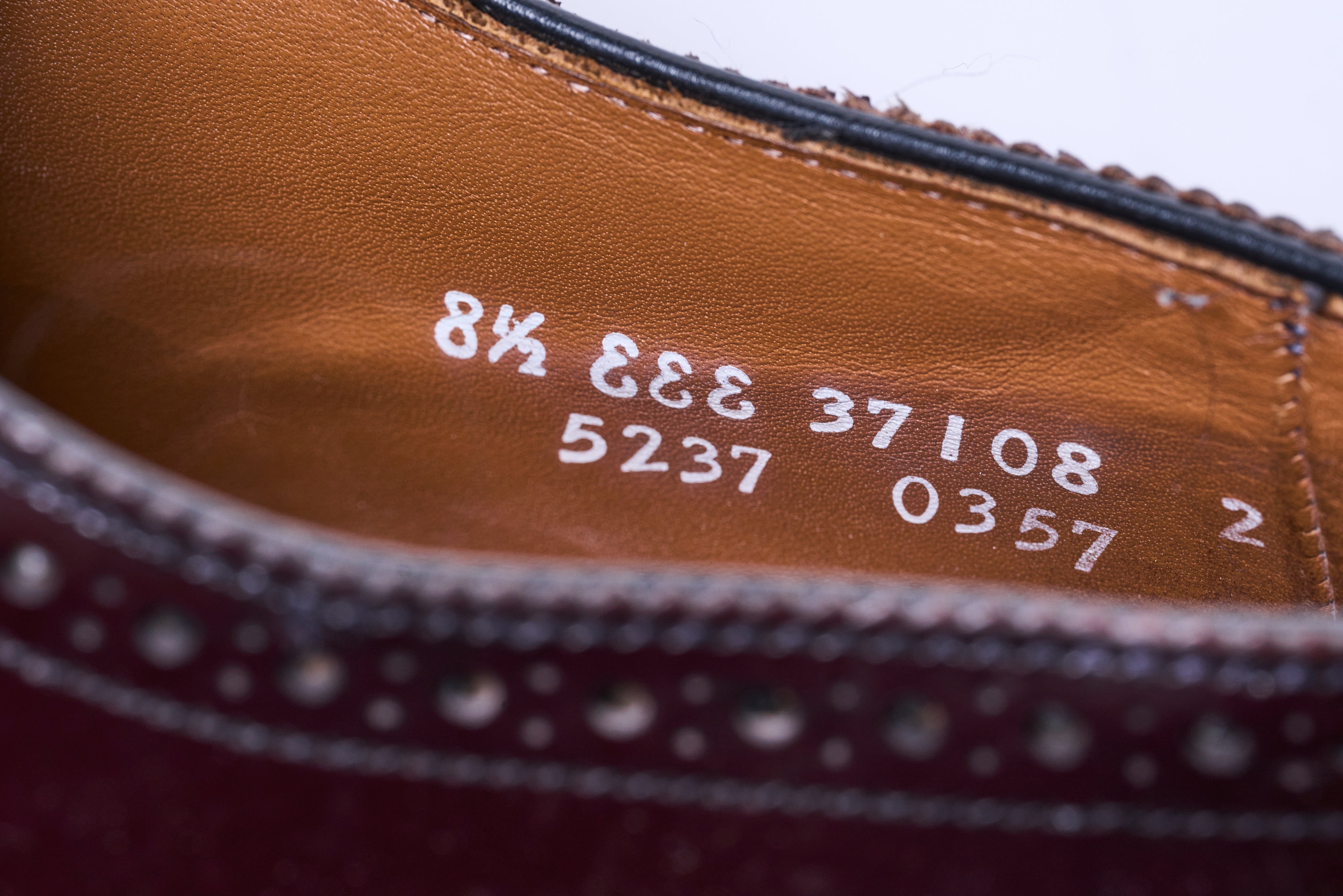 ALLEN EDMONDS レザーシューズ(バーガンディ)