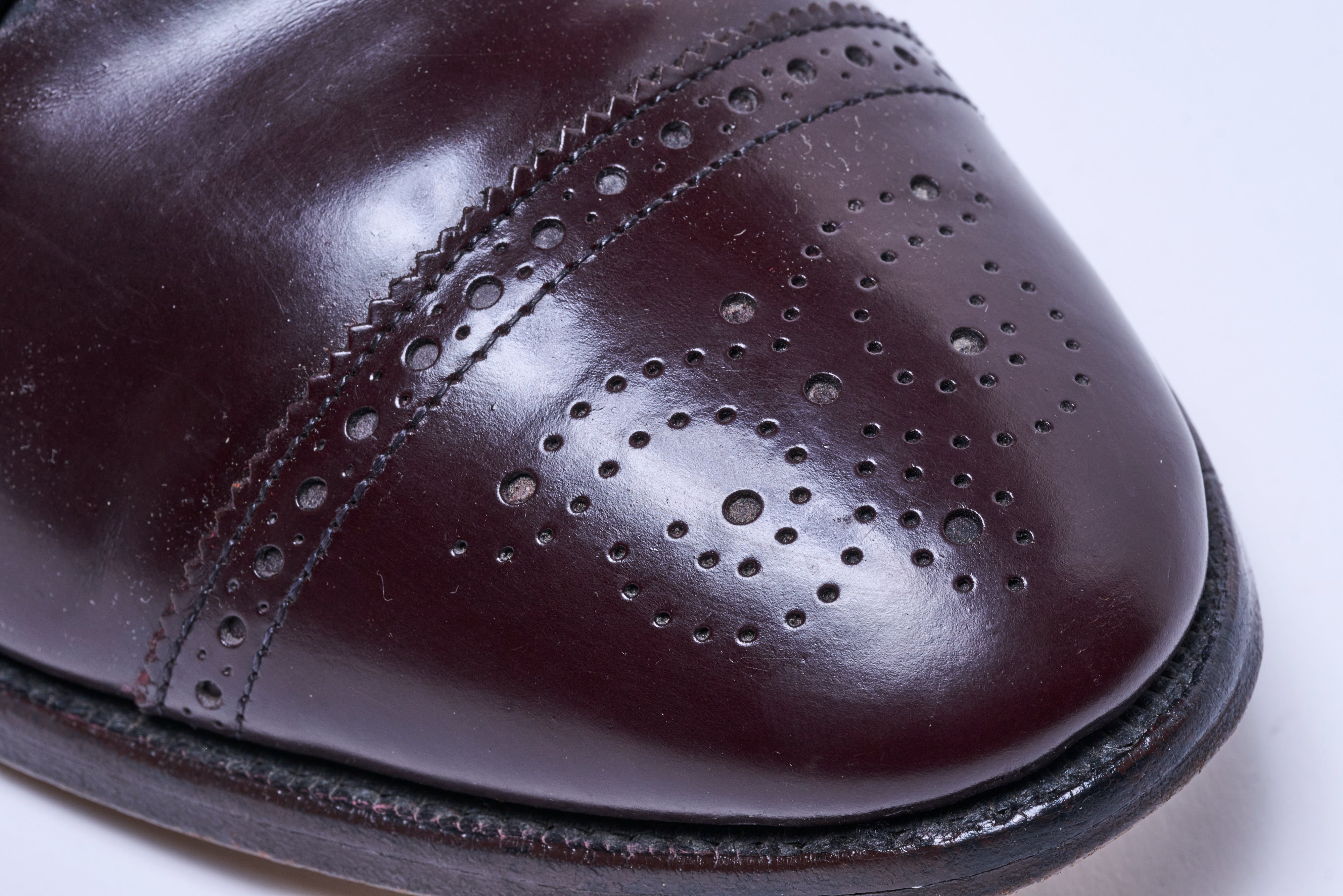 ALLEN EDMONDS レザーシューズ(バーガンディ)
