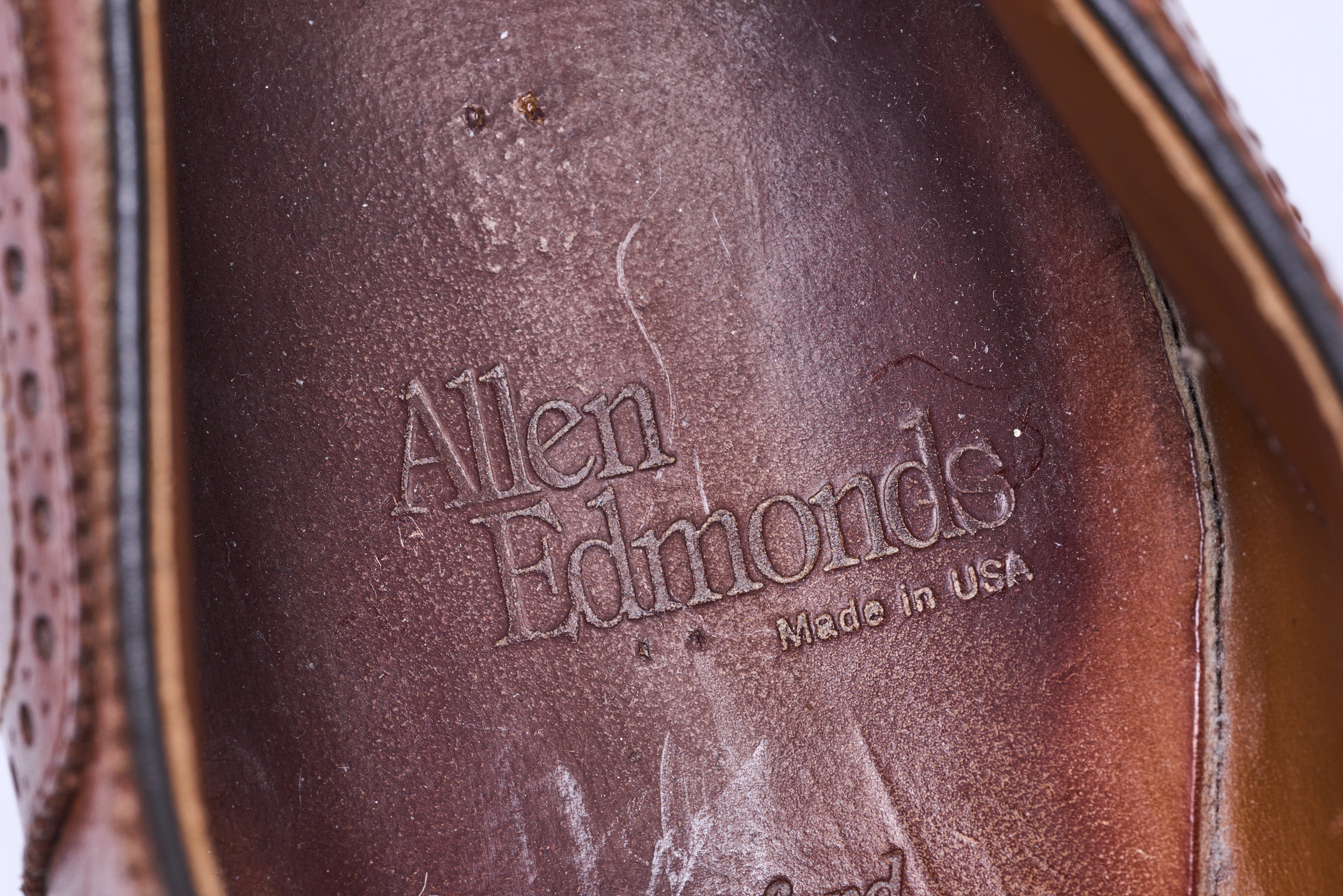 ALLEN EDMONDSレザーシューズ(チェスナット)
