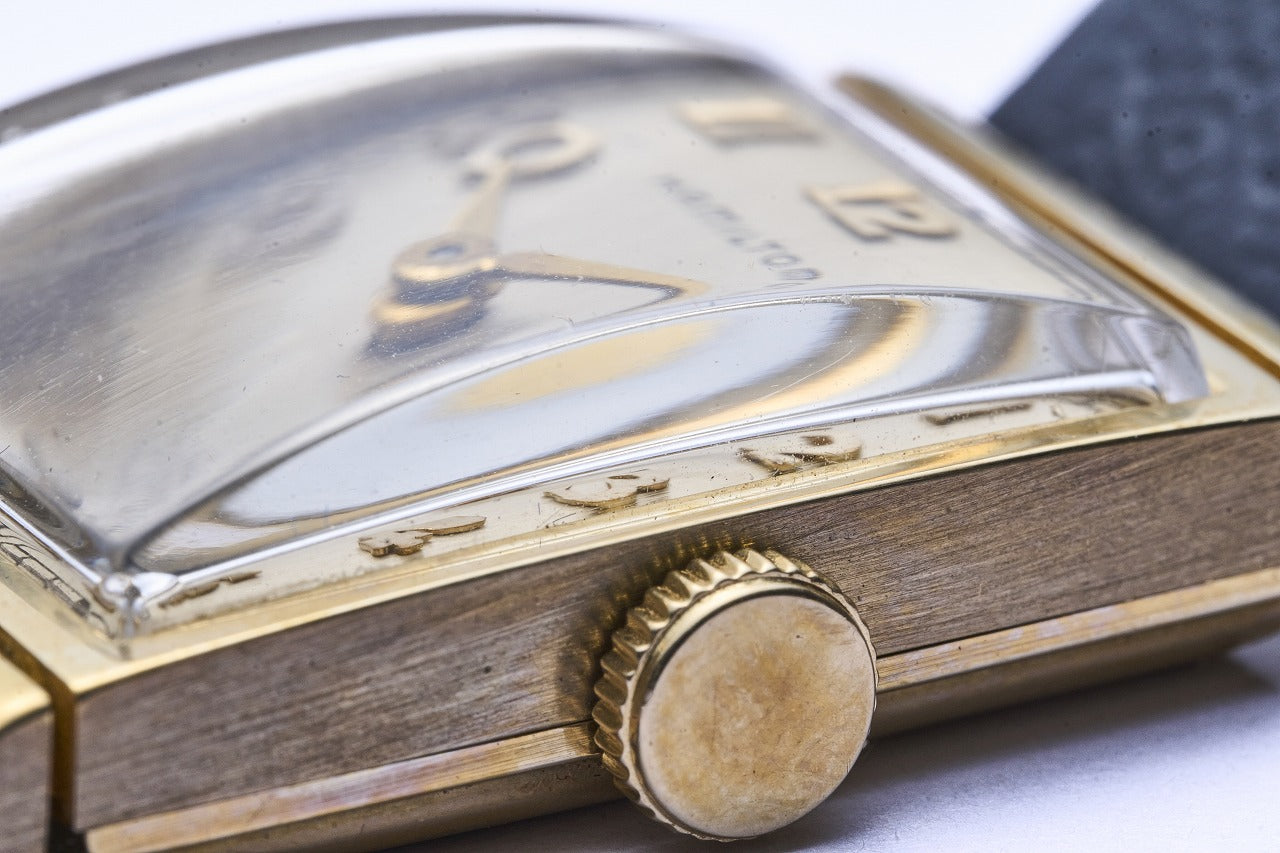 1940s HAMILTON “GILBERT” 14Kスモセコ手巻きウォッチ