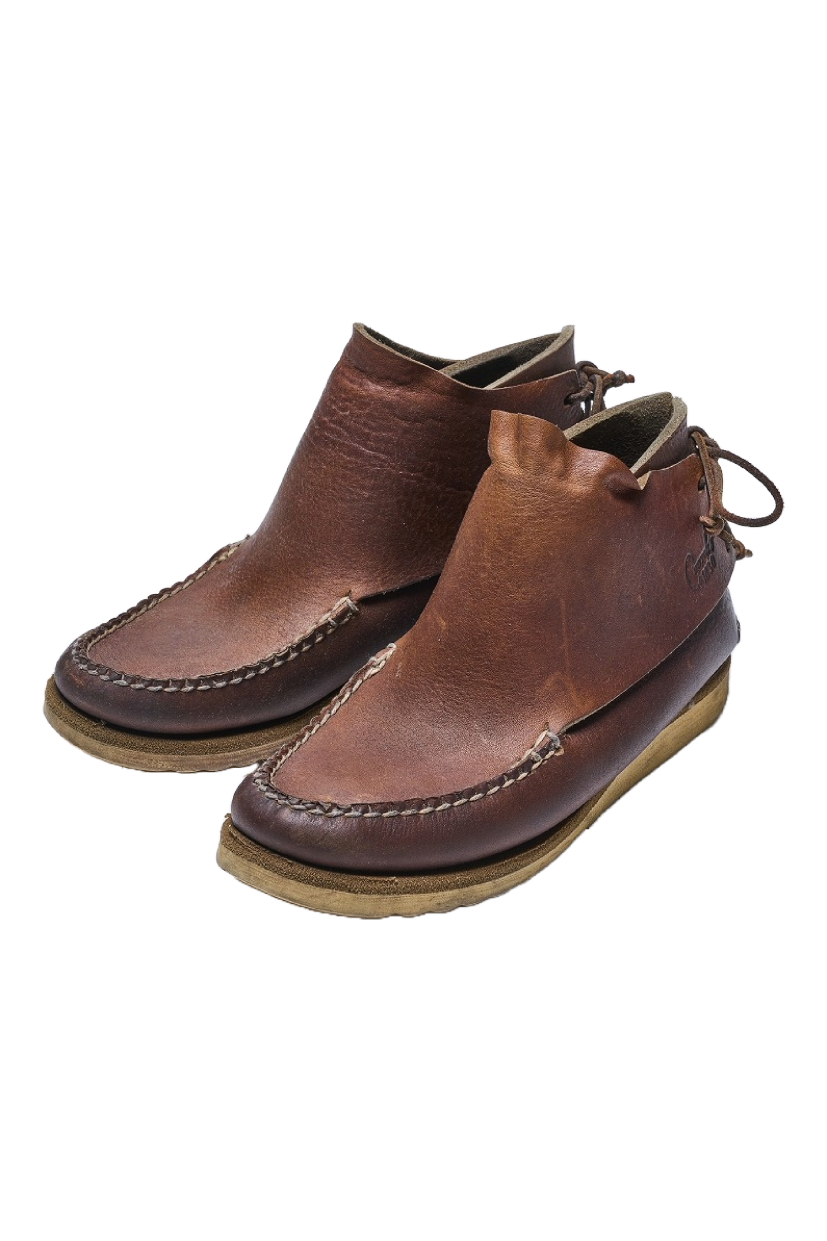J.L COOMBS BACK-SHOELACE MOCCASIN BOOTS