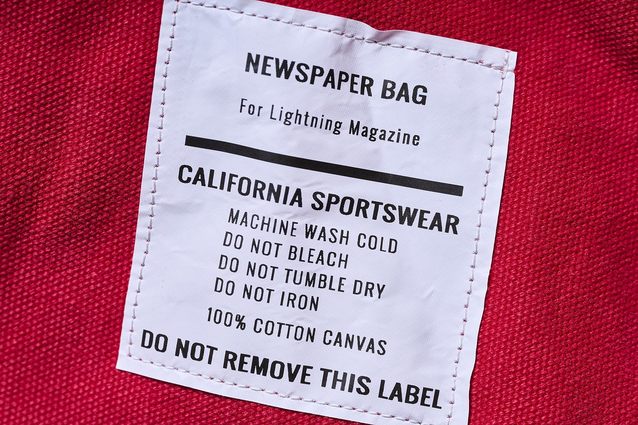 Lightning × California Sportswear ニュースペーパーバッグ