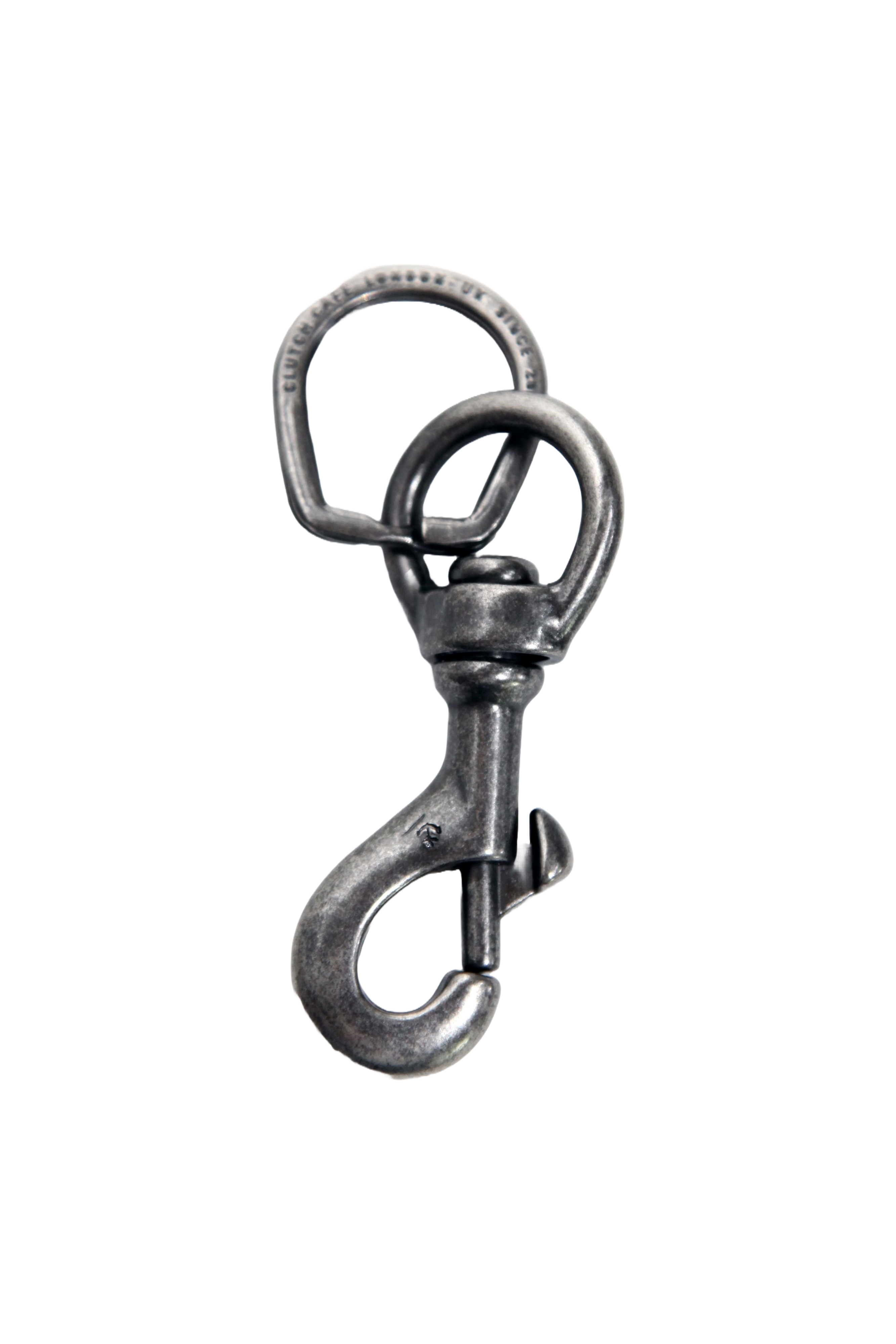 Clutch Cafe LONDON×CLUTCH Magazine ホースシューキーリング&フック(アンティークニッケルメッキ)