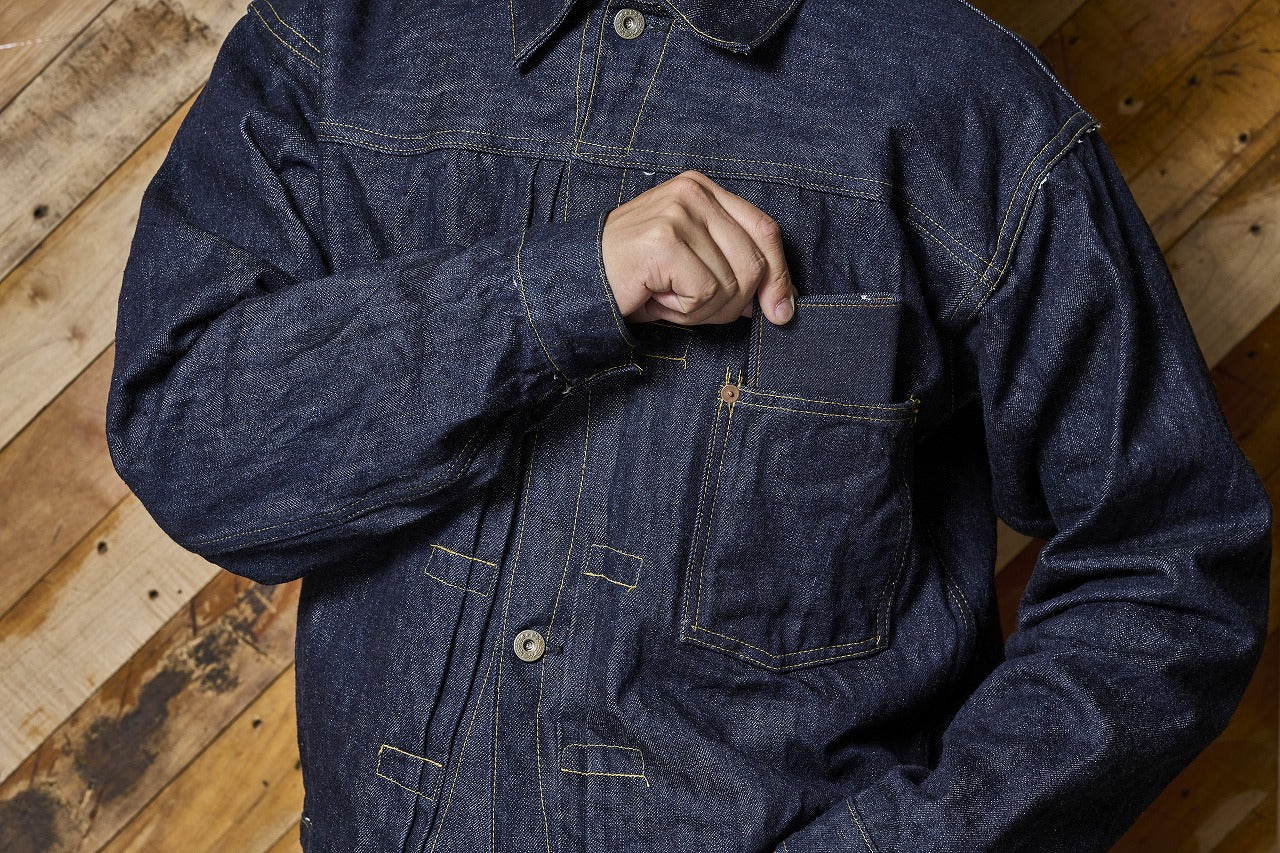 ASHFORD × Lightning セルビッジデニム システム手帳 マイクロ5(リフィル付き)