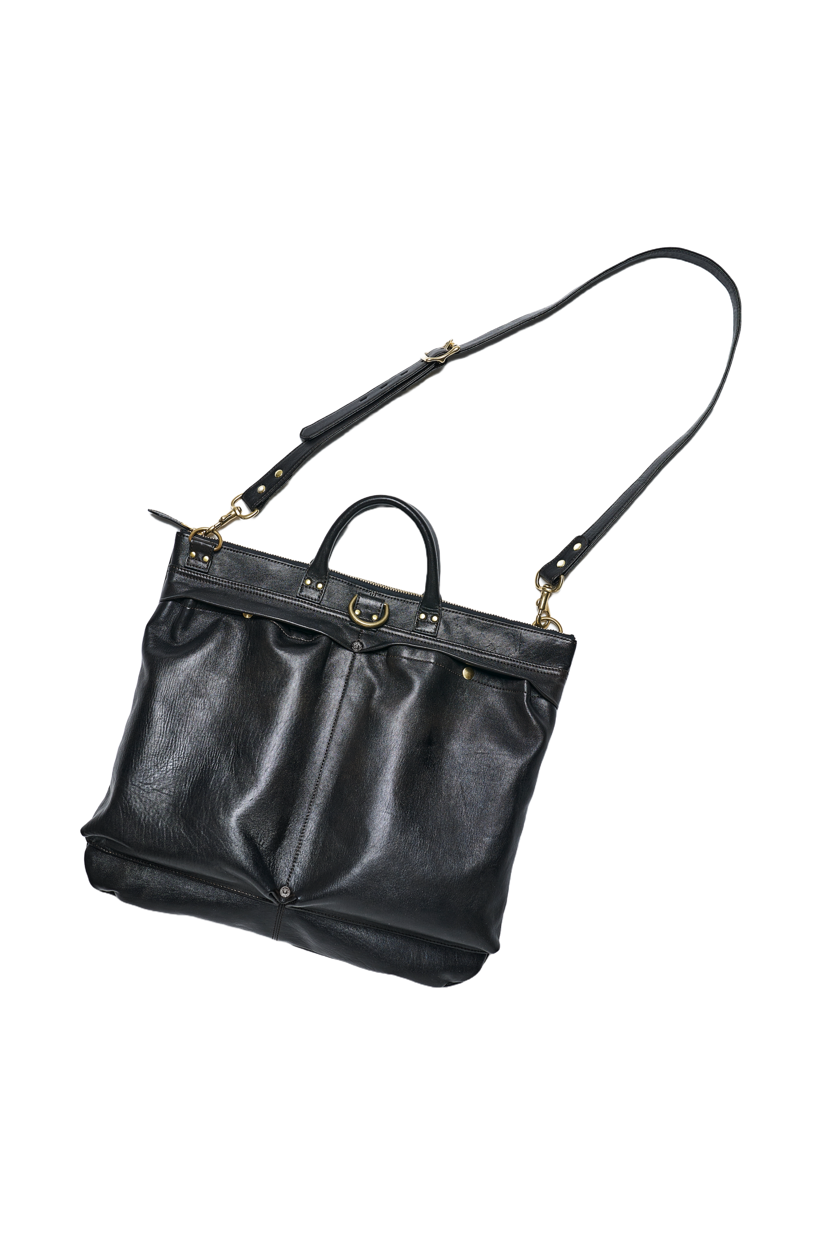 池田工芸 × Lightning 純国産「茶芯」ホースハイド T-Core Leather Lover Helmet Bag【公式オンライン限定】