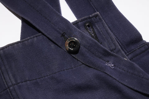 1940年代 ビブオーバーオールブリティッシュワークパンツ
