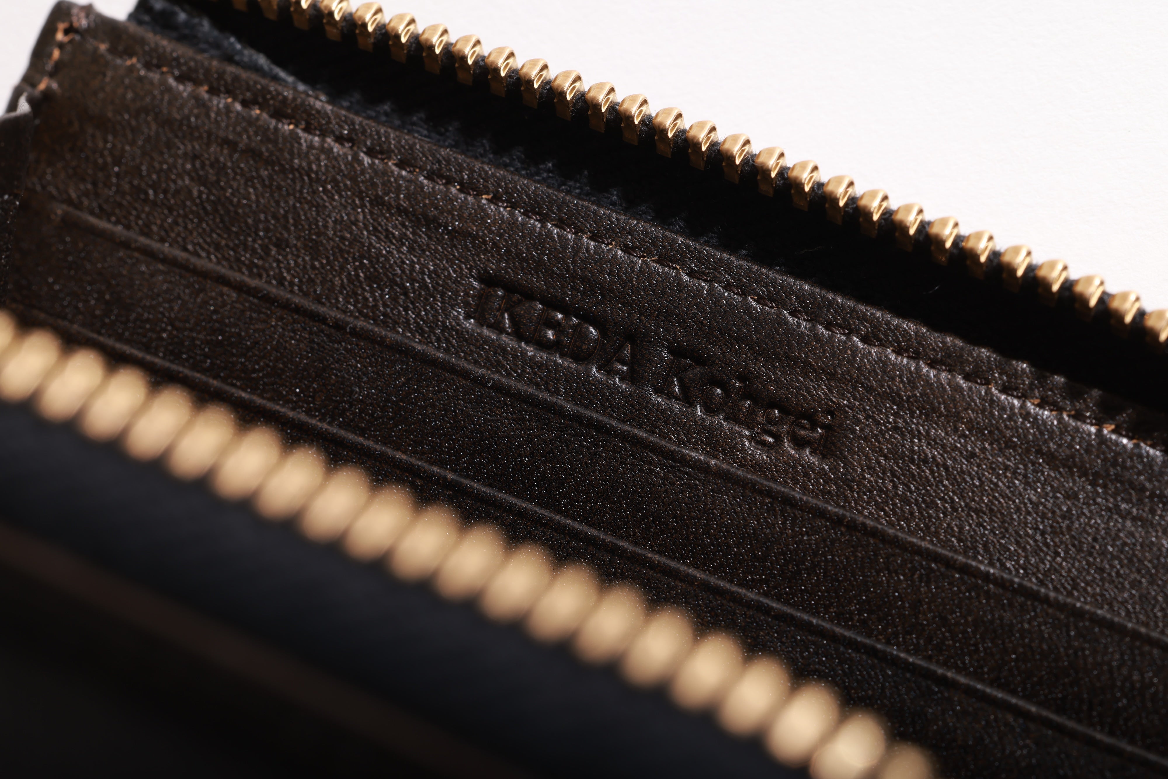 池田工芸 × Lightning 純国産「茶芯」ホースハイド×「ヌメ」クロコダイル L字ファスナー財布 T-Core Leather Lover wallet【公式オンライン限定】