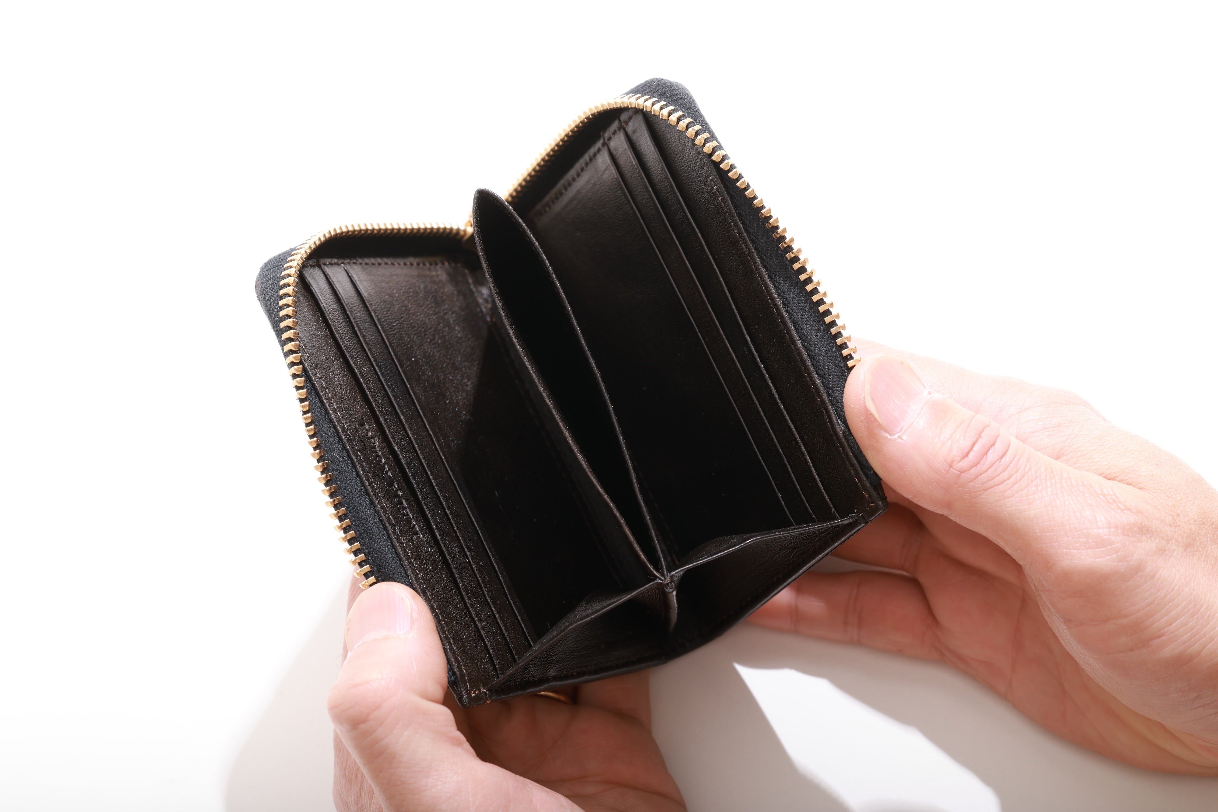 池田工芸 × Lightning 純国産「茶芯」ホースハイド×「ヌメ」クロコダイル L字ファスナー財布 T-Core Leather Lover wallet【公式オンライン限定】
