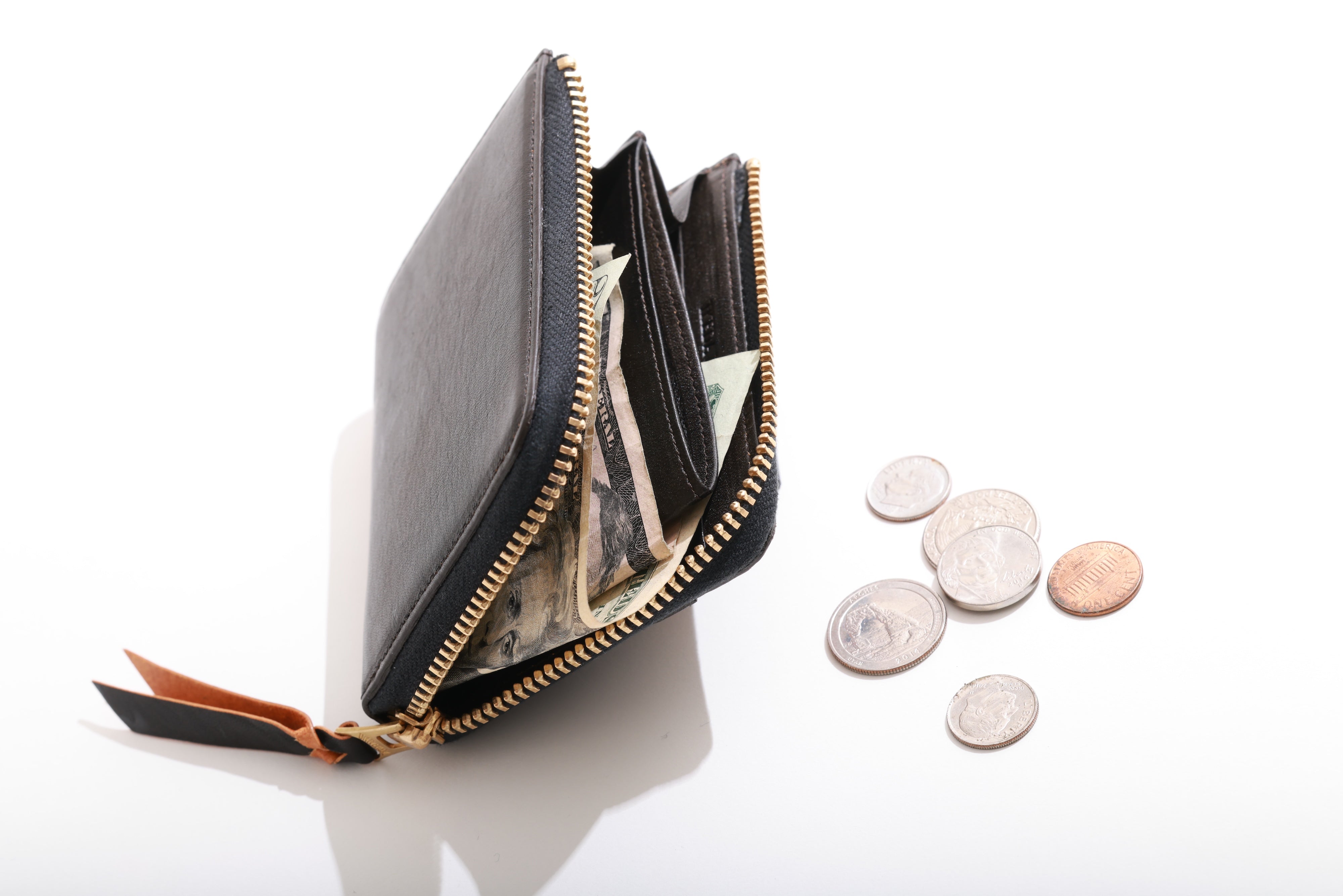 池田工芸 × Lightning 純国産「茶芯」ホースハイド×「ヌメ」クロコダイル L字ファスナー財布 T-Core Leather Lover wallet【公式オンライン限定】