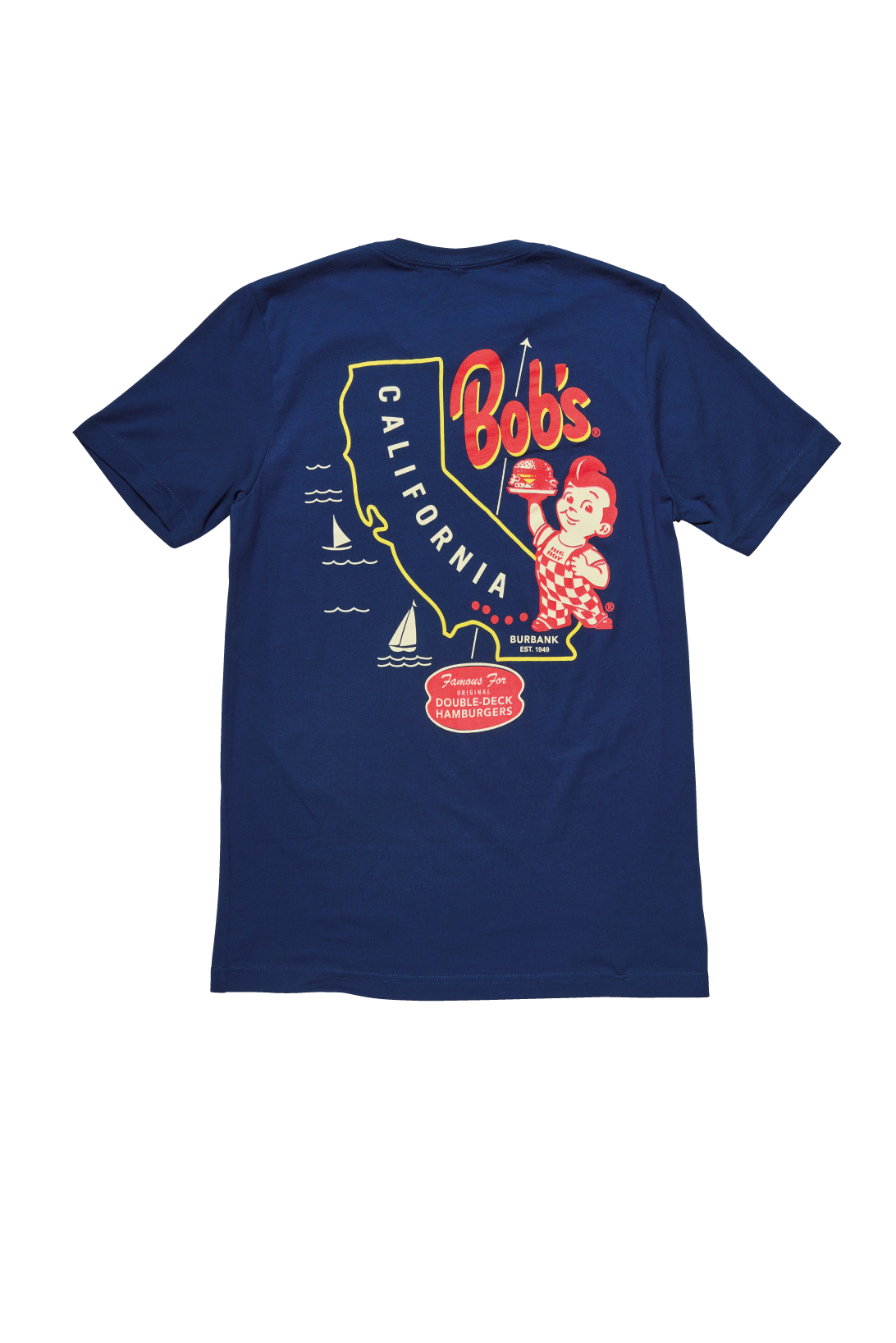 bibiy Tシャツ ネイビー Bob's BIG BOY オリジナルTシャツ（ネイビー）
