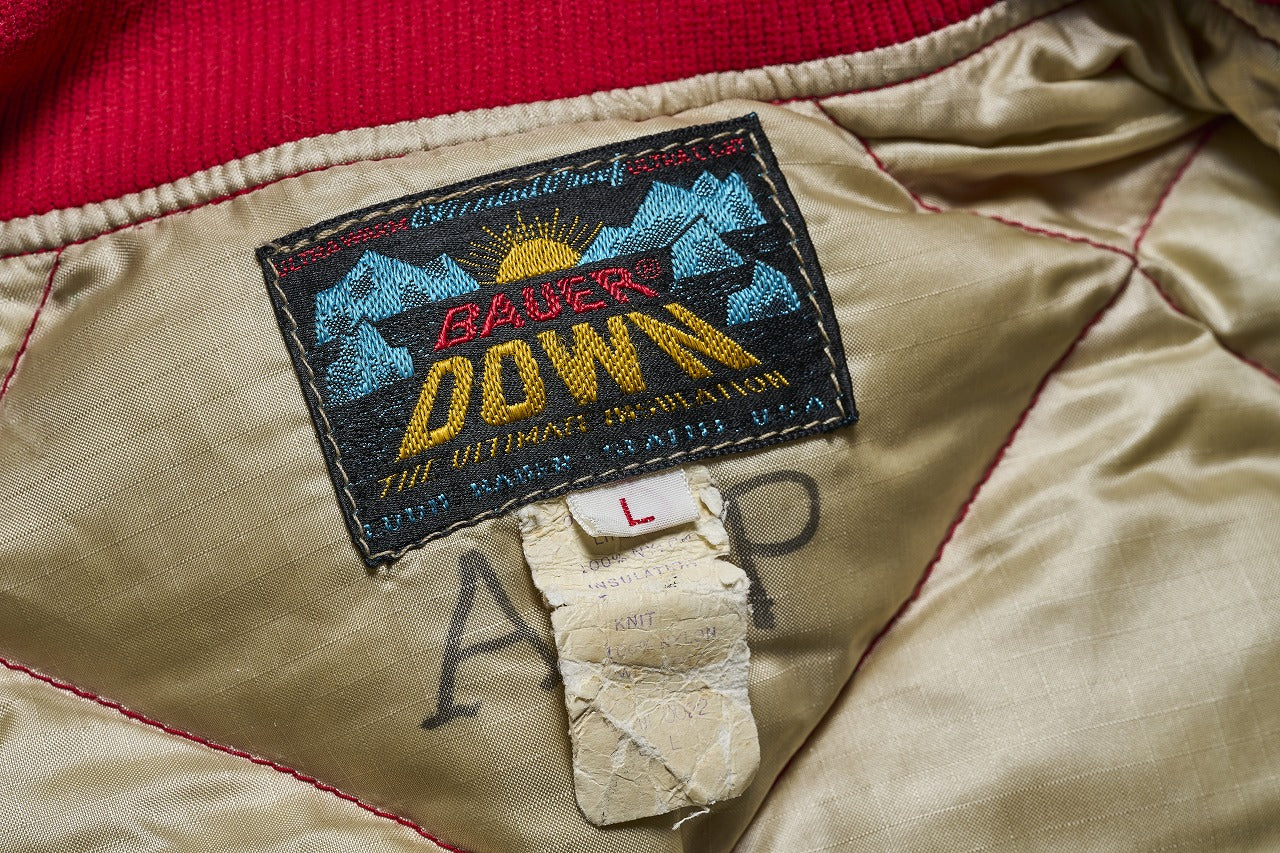 1960年代後半~70年代前半 Eddie Bauer ダウンアンダーシャツ 日の出タグ