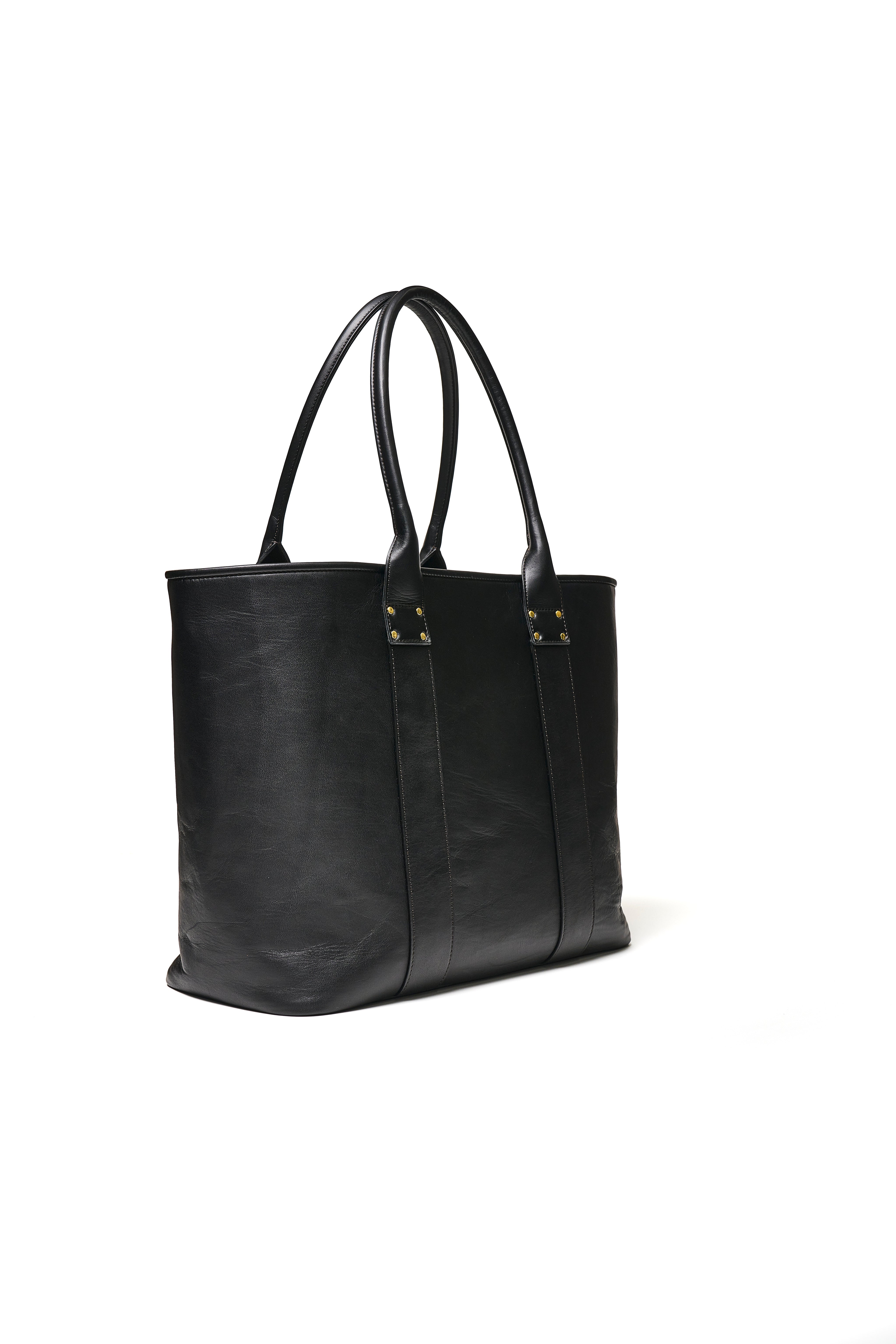池田工芸 × Lightning T-core Leather Lover Tote Bag 茶芯ホースハイドビッグトート